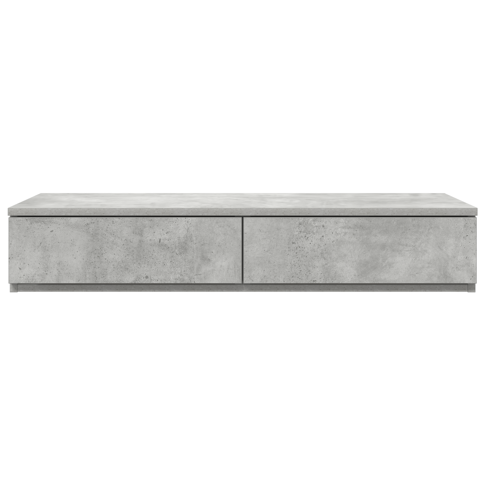 Bedside Tables Concrete grey Engineered wood 100 x 36.5 x 16.5 cm - Image 6