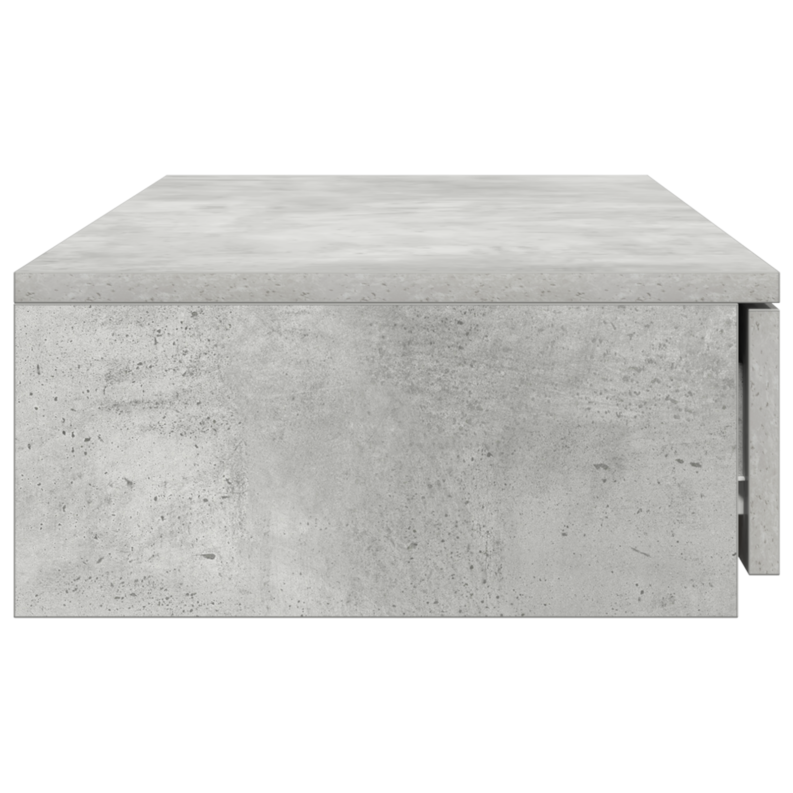 Bedside Tables Concrete grey Engineered wood 100 x 36.5 x 16.5 cm - Image 7