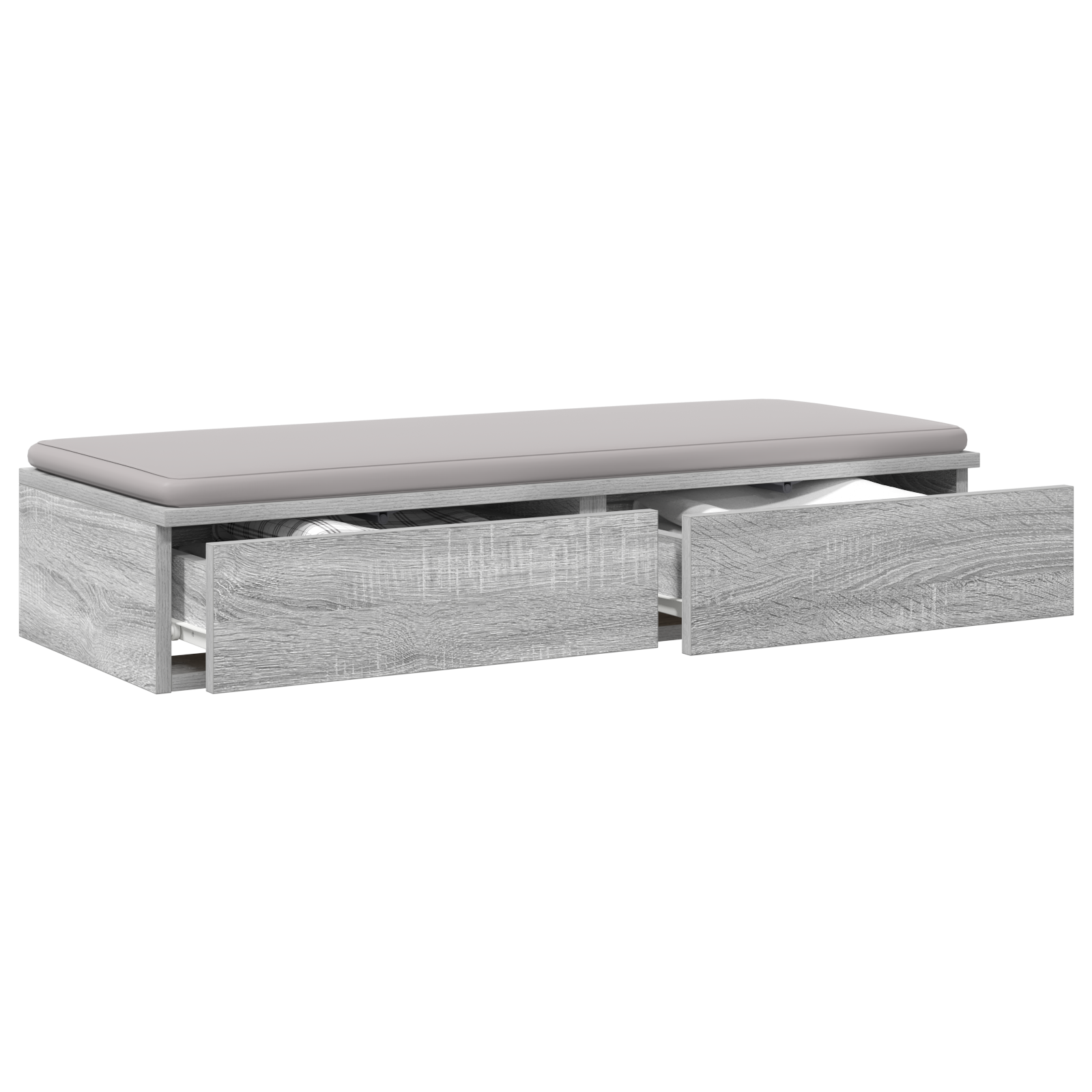 Bed Drawers Grey Sonoma 100x36,5x16,5 cm Engineered Wood - Image 3