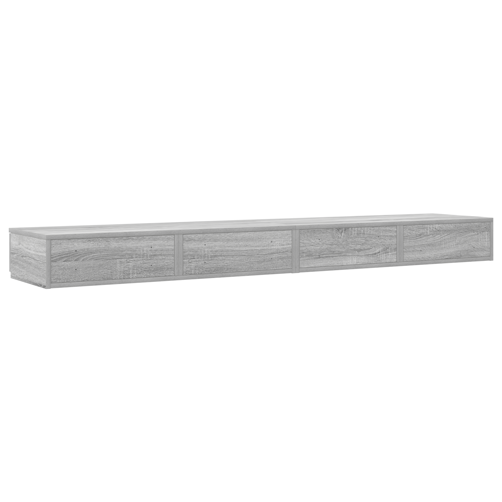 Bed Drawers Grey Sonoma 200x36,5x16,5 cm Engineered Wood - Image 8