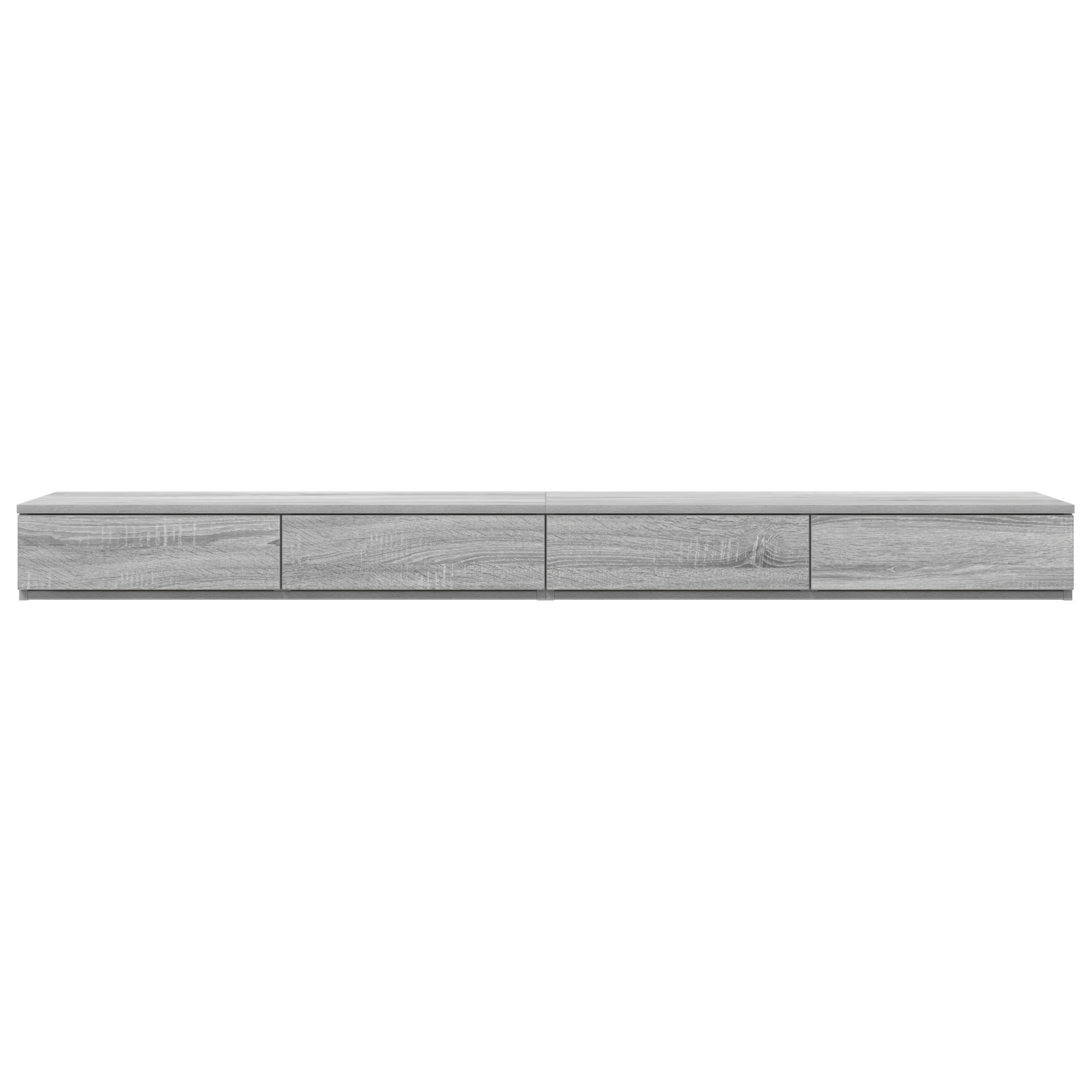Bed Drawers Grey Sonoma 200x36,5x16,5 cm Engineered Wood - Image 6