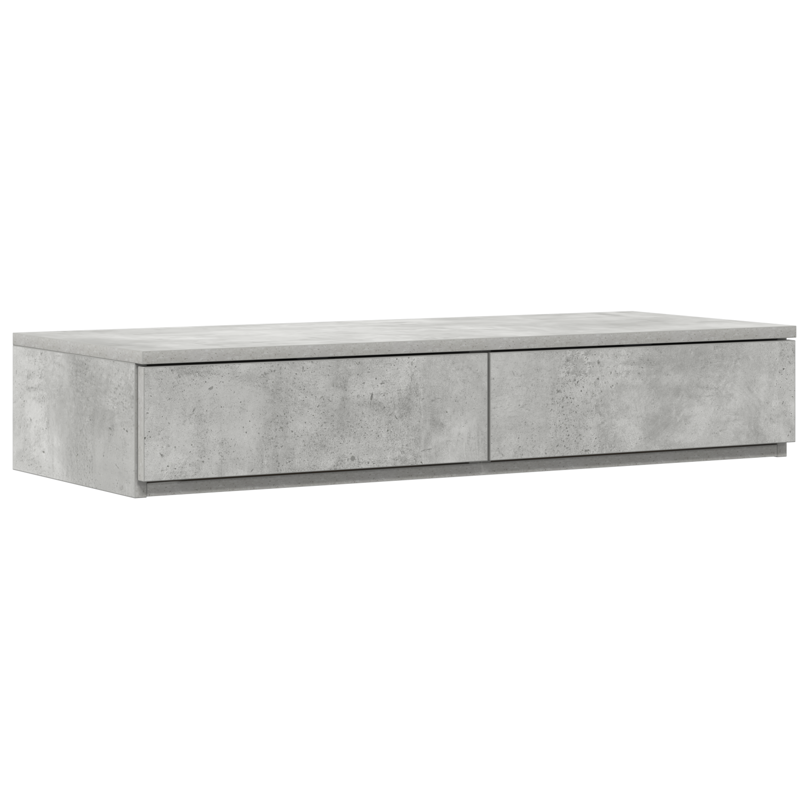 Bed Drawers - Concrete Grey, 90 x 36.5 x 16.5 cm, Made of Engineered Wood - Image 2