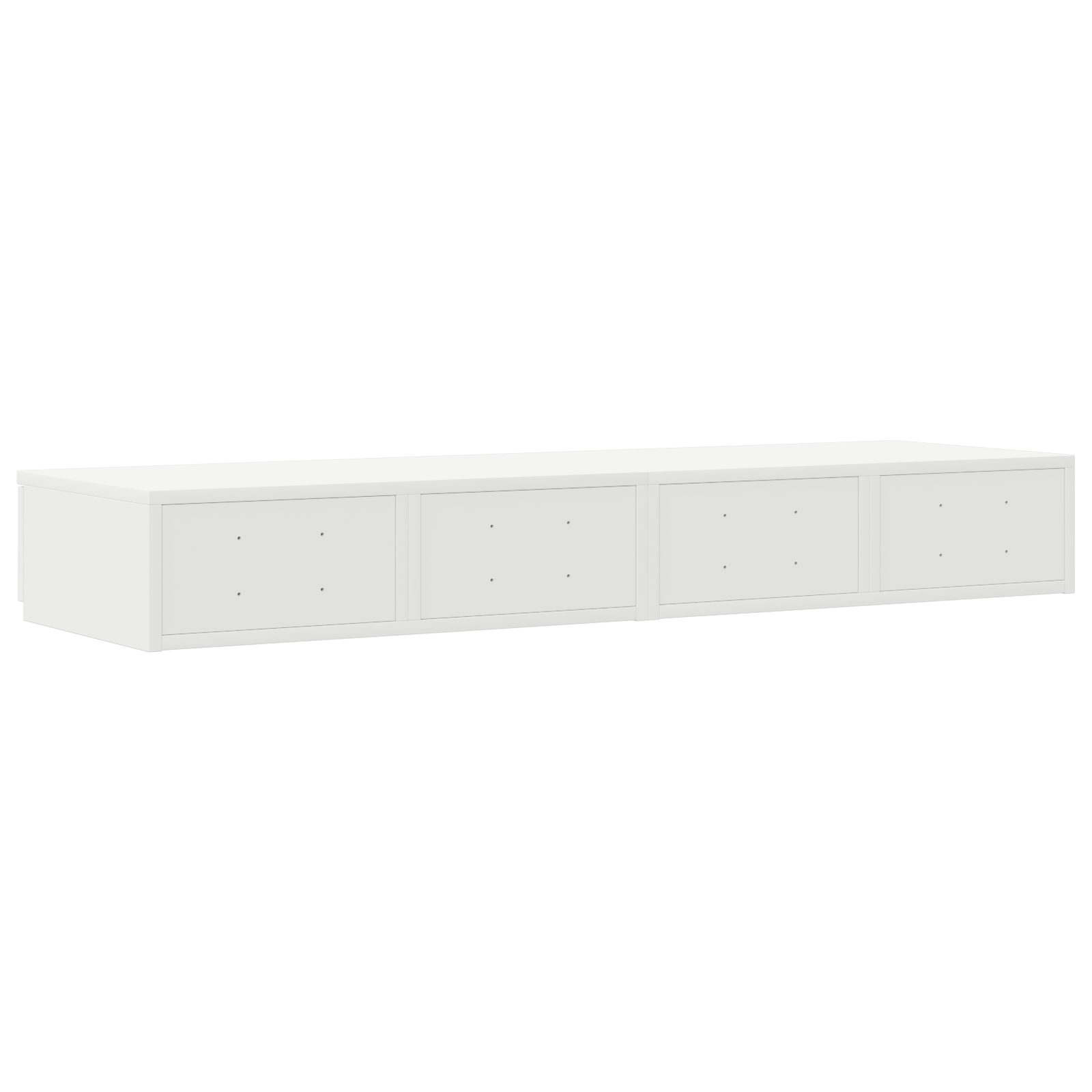 Bed Drawers White 120x36,5x16,5 cm Engineered Wood - Image 8