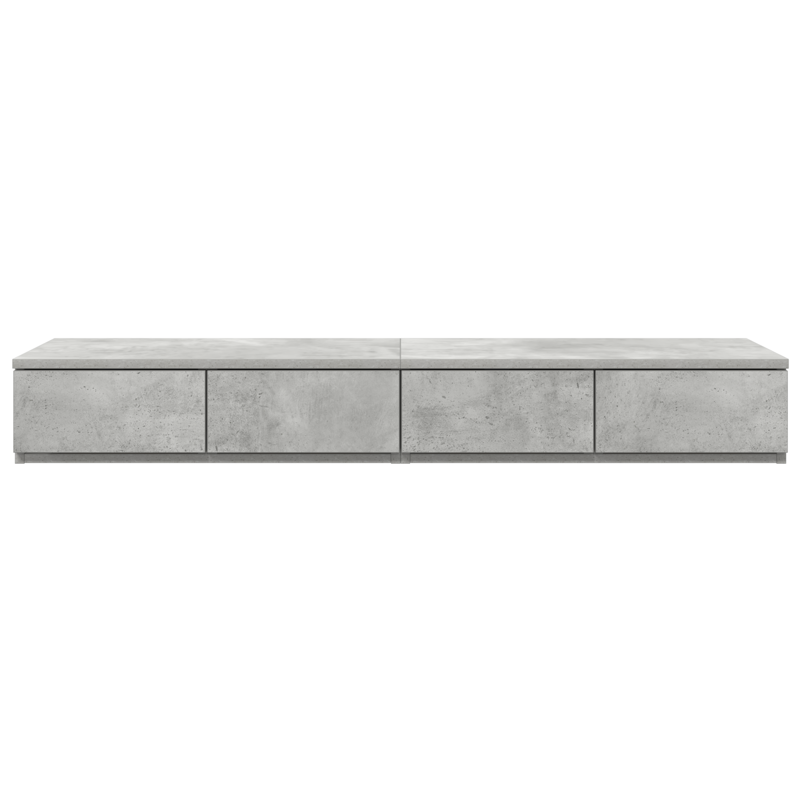 Bed Drawers Concrete Grey 120x36.5x16.5 cm Engineered Wood - Image 6