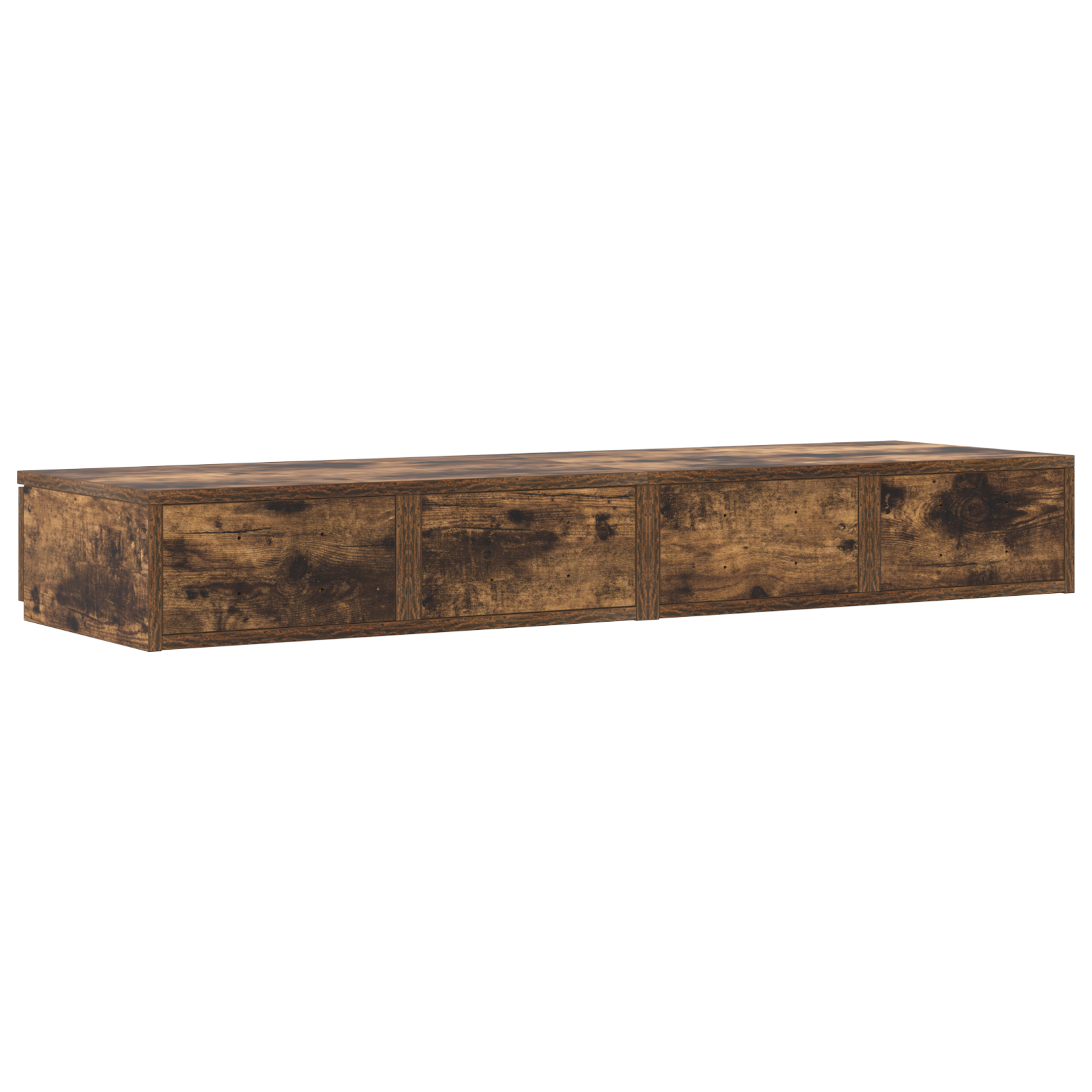 Bed Drawers Smoked Oak 120x36,5x16,5 cm Engineered Wood - Image 8