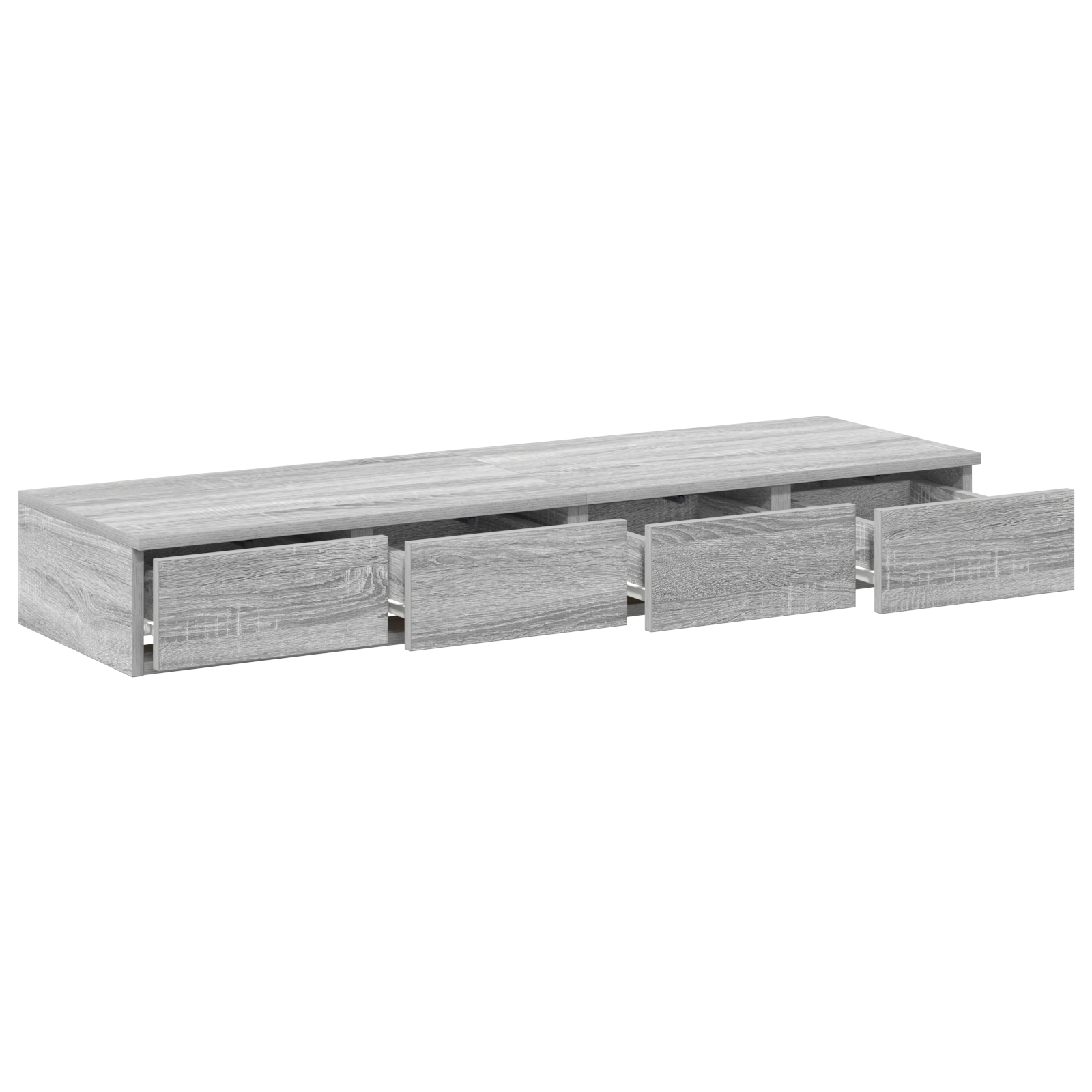 Bed Drawers Grey Sonoma 120x36,5x16,5 cm Engineered Wood - Image 5