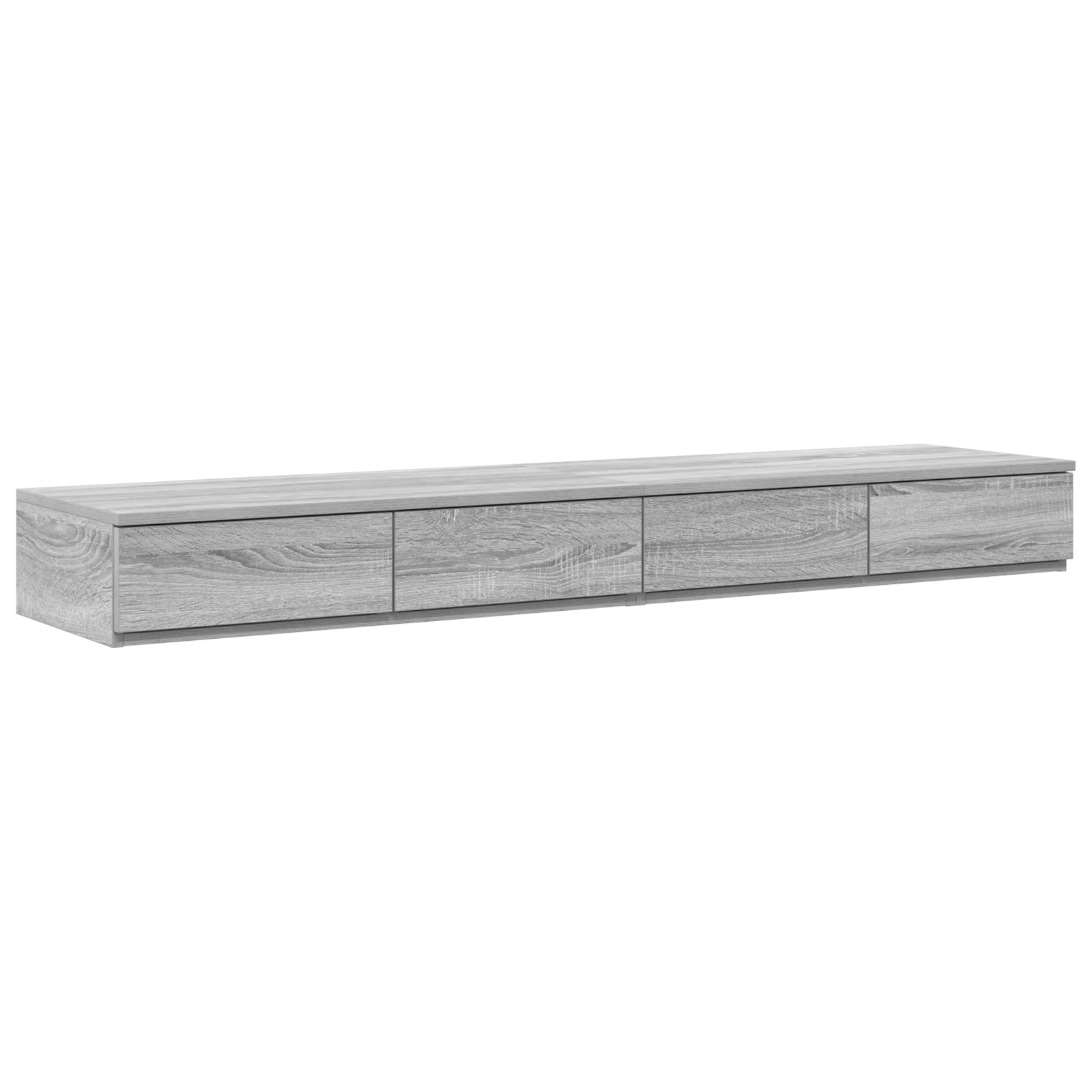Thumbnail - vidaXL Bettschubladen Grau Sonoma 140x36,5x16,5 cm Holzwerkstoff