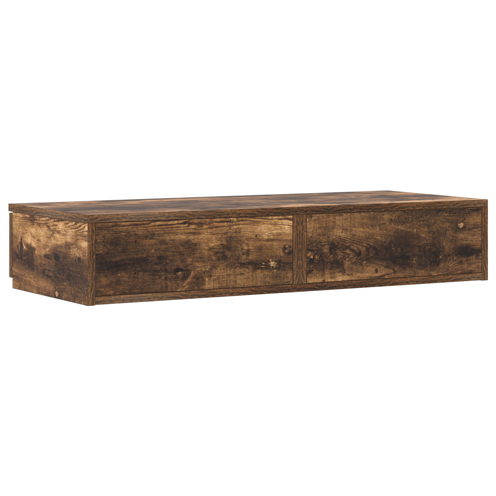 Bed Drawers in Smoked Oak - 75x36.5x16.5 cm, Made of Engineered Wood - Image 8