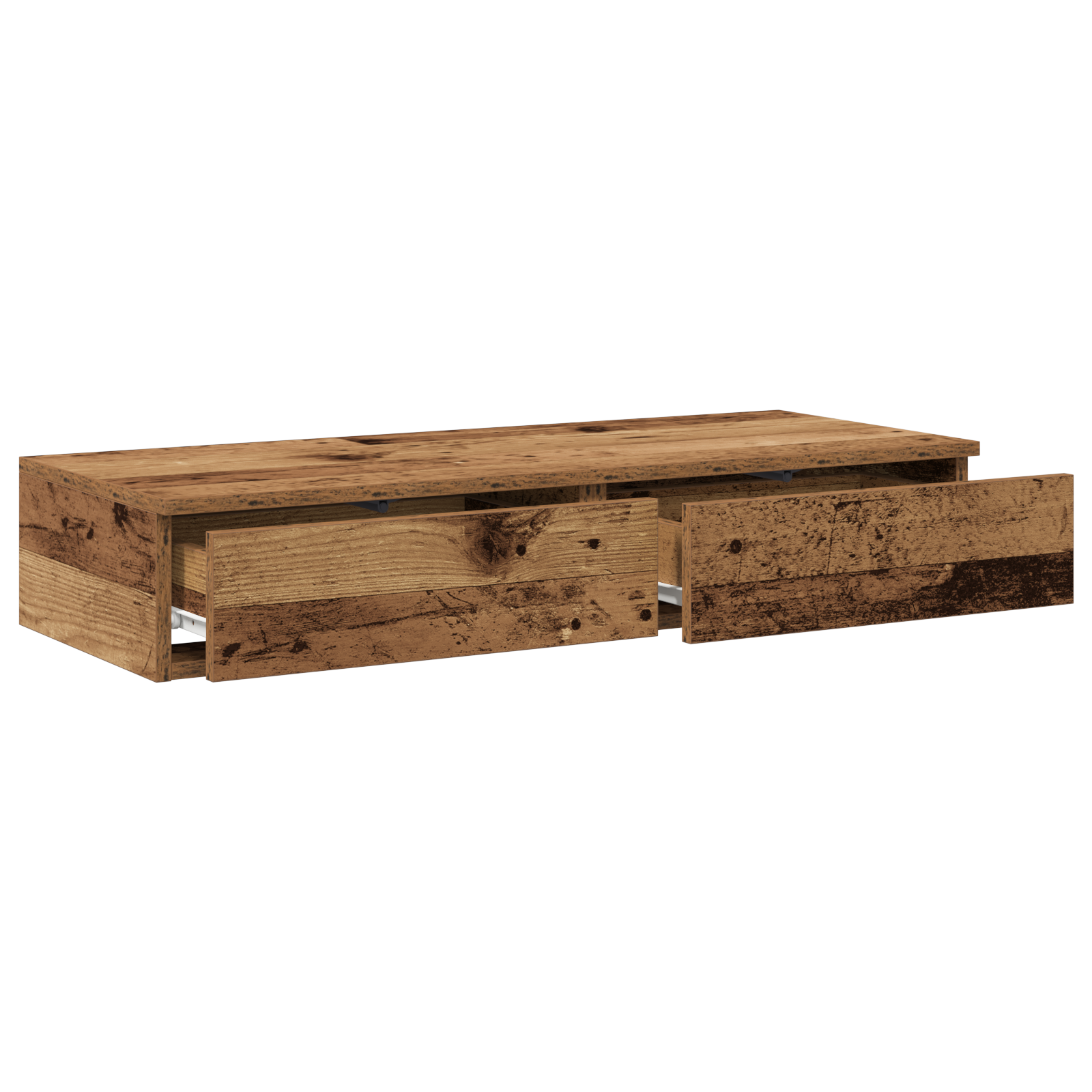 Bed Drawers - Old Wood Style, 75x36.5x16.5 cm, Made from Engineered Wood - Image 5