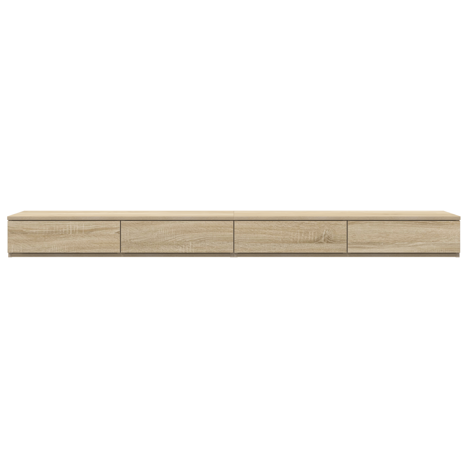 Bed Drawers in Sonoma Oak – 180x36.5x16.5 cm, Made of Engineered Wood - Image 6