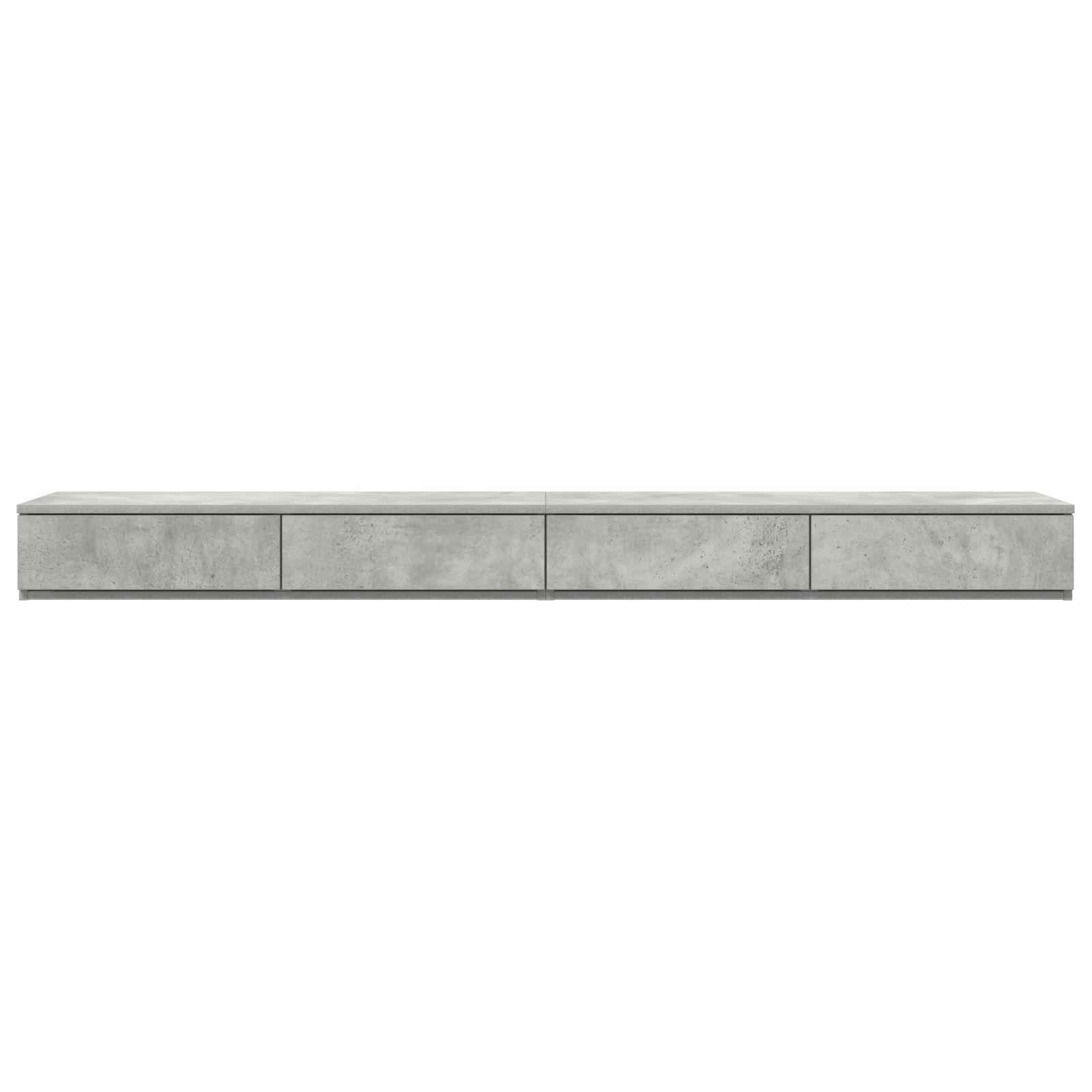 Bed Drawers Concrete Grey 180x36,5x16,5 cm Engineered Wood - Image 6