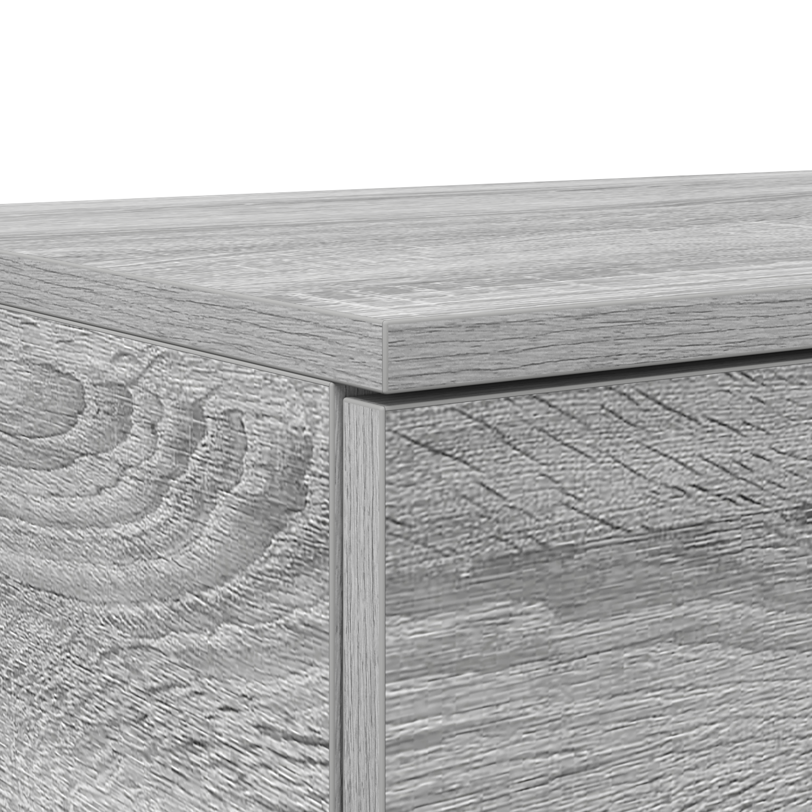 Bed Drawers in Grey Sonoma - 180x36.5x16.5 cm - Made of Engineered Wood - Image 10