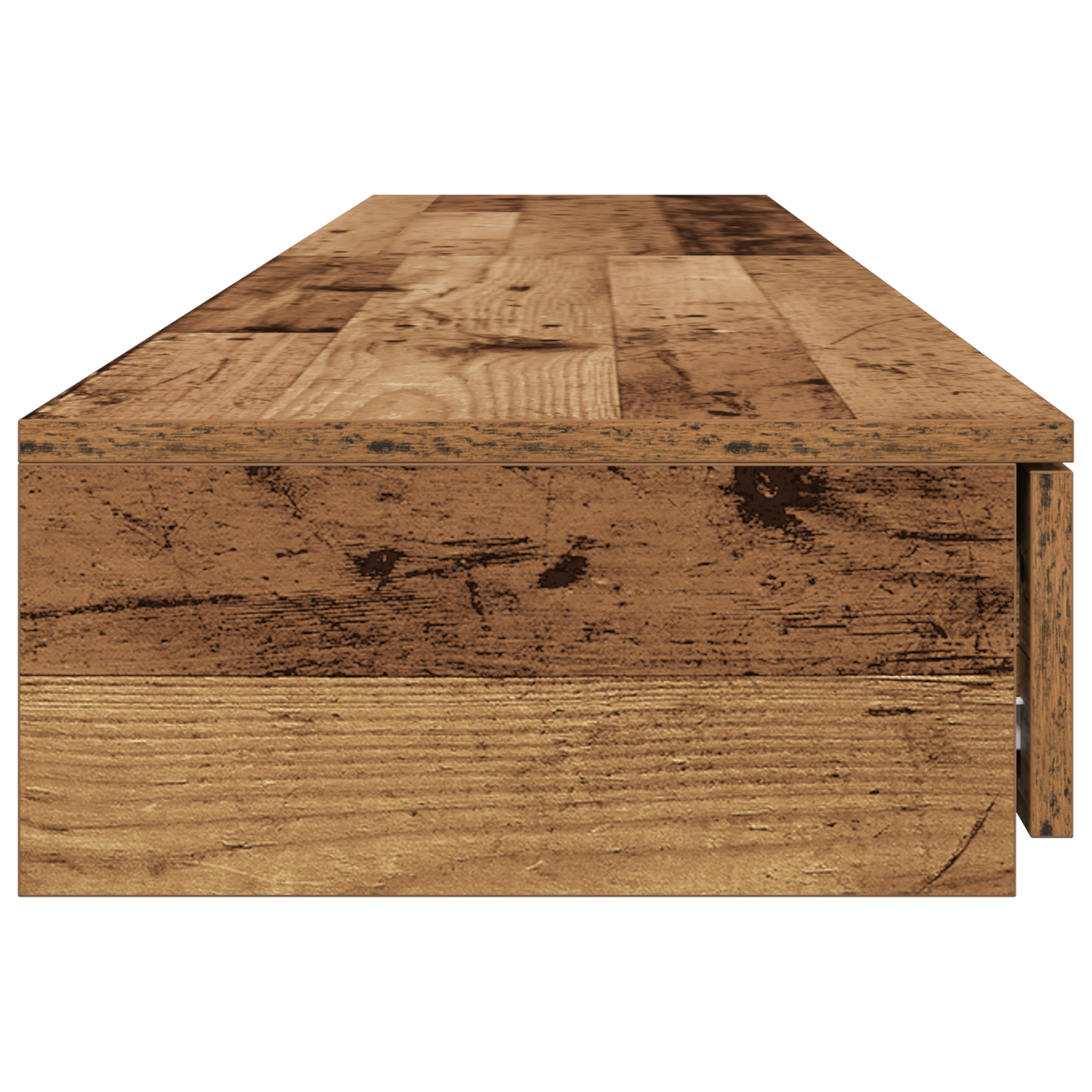 Bed Drawers Old Wood 180x36.5x16.5 cm Engineered Wood - Image 7