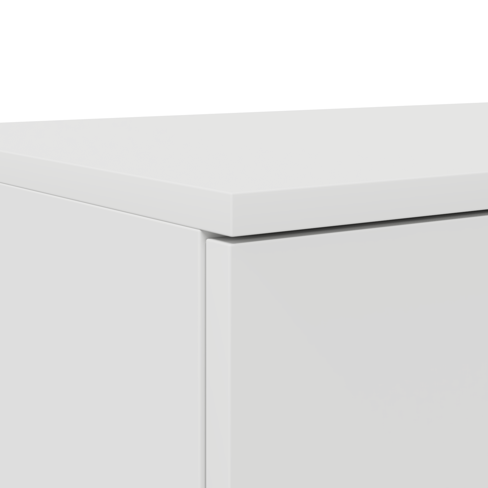 White Bed Drawers 135x36.5x16.5 cm Made of Engineered Wood - Image 10