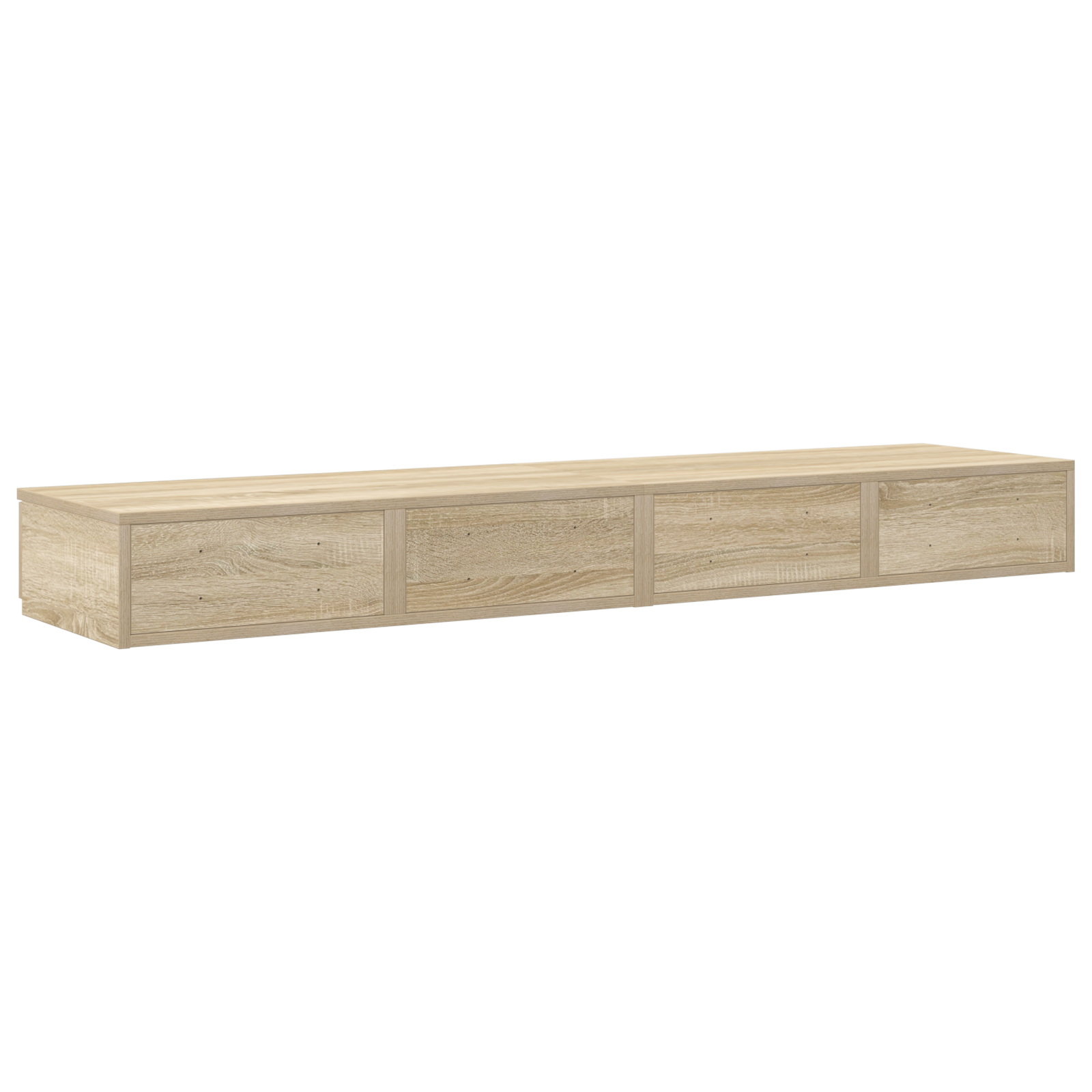 Bed Drawers in Sonoma Oak - 135 x 36.5 x 16.5 cm - Made of Engineered Wood - Image 8