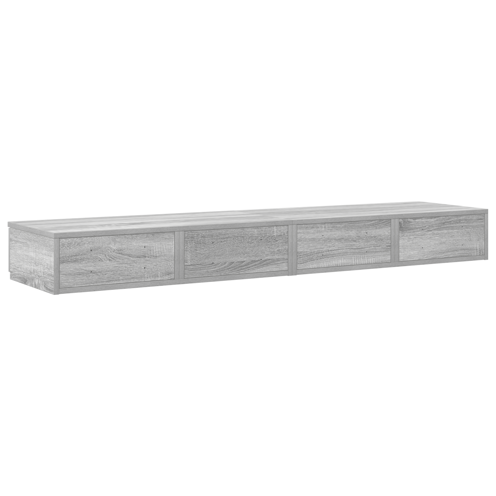 Bed Drawers Grey Sonoma 135x36,5x16,5 cm Engineered Wood - Image 8