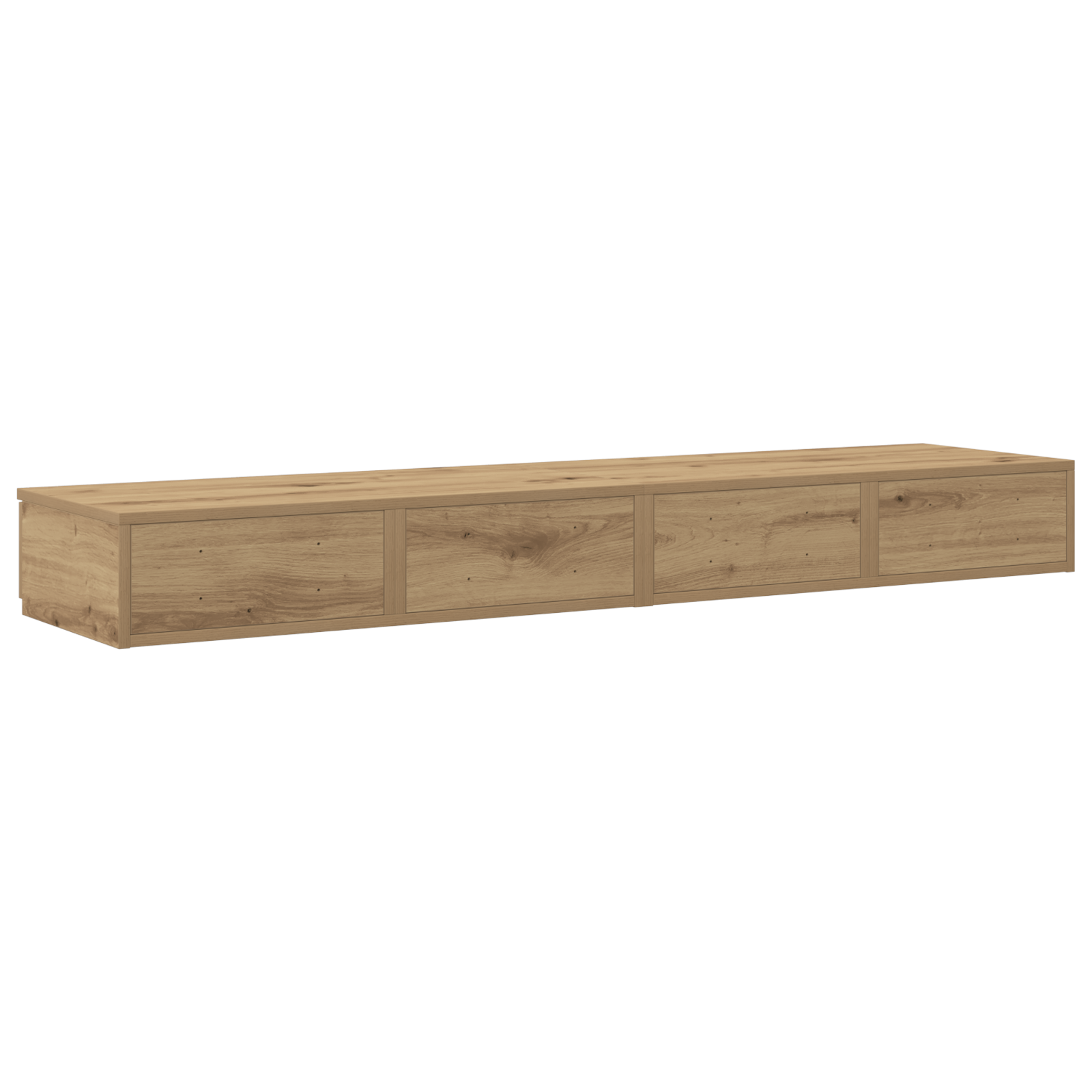 Bedside Tables Artisan oak Solid oak wood 135 x 36.5 x 16.5 cm - Image 8
