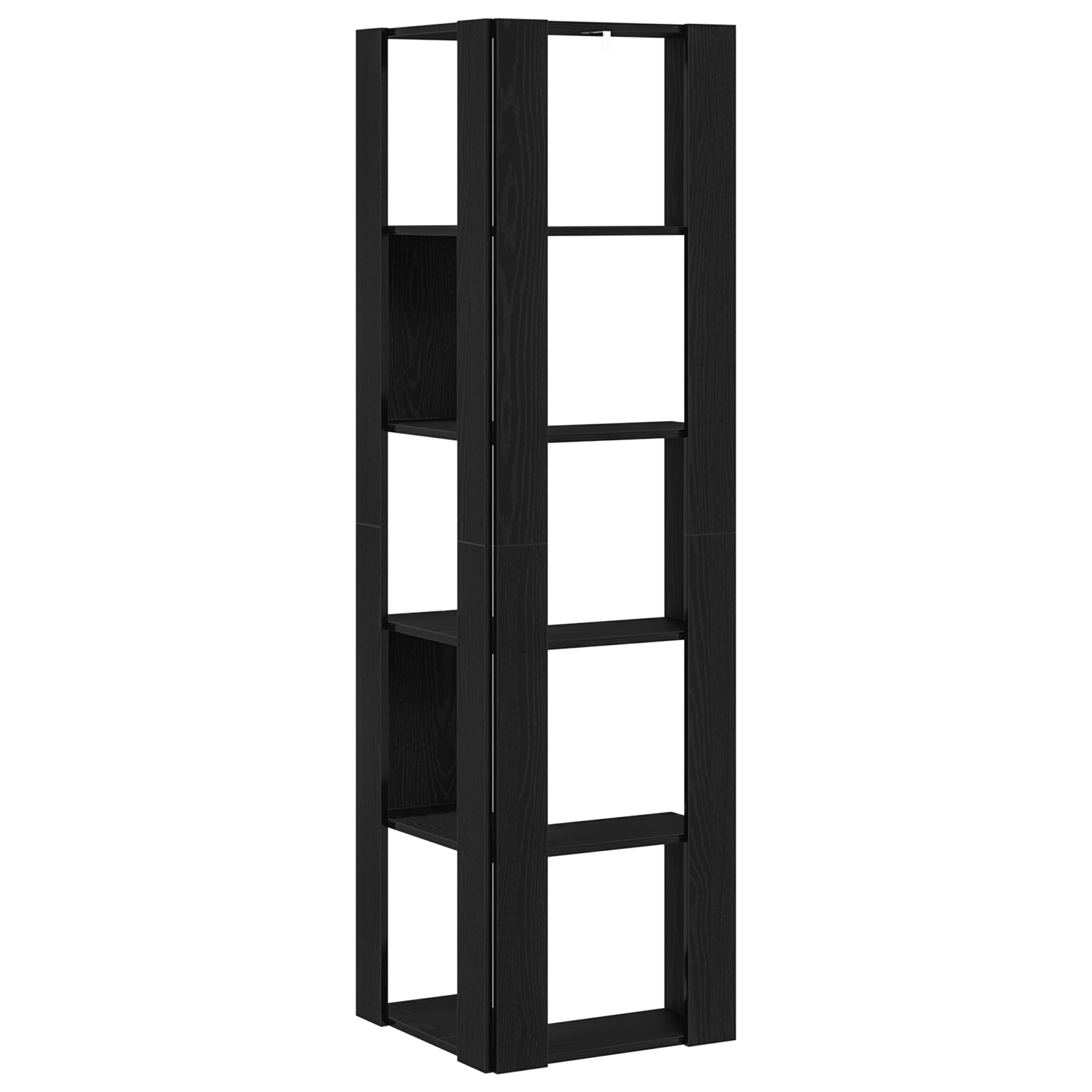 Corner Bookcase 5-Tier Corner Bookshelf Corner Rack Engineered Wood vidaXL - Picture 14 of 108