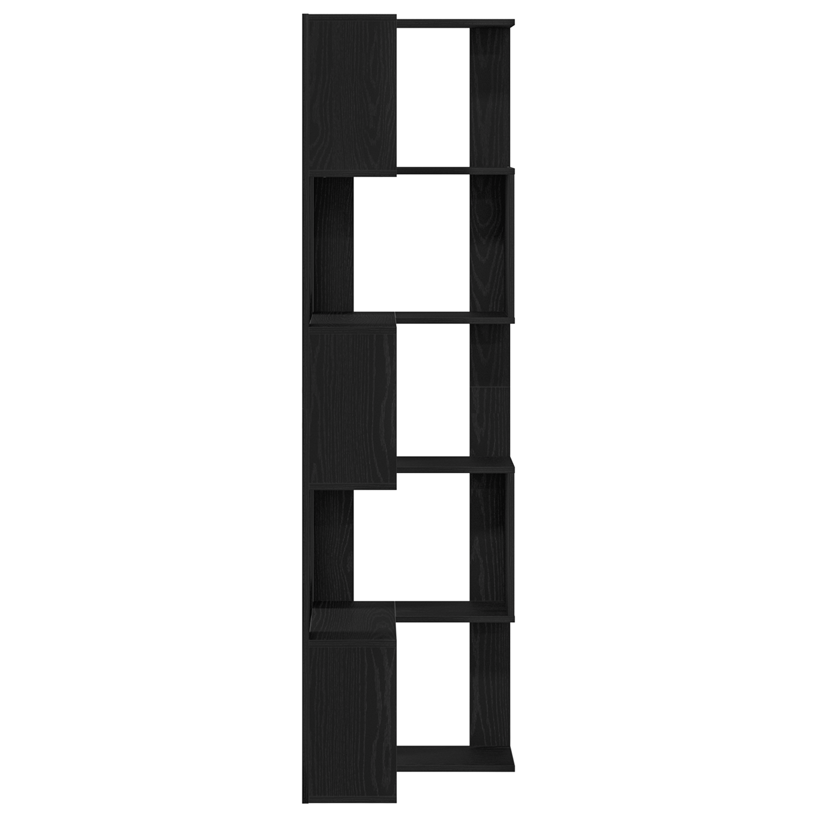 Corner Bookcase 5-Tier Corner Bookshelf Corner Rack Engineered Wood vidaXL - Picture 16 of 108