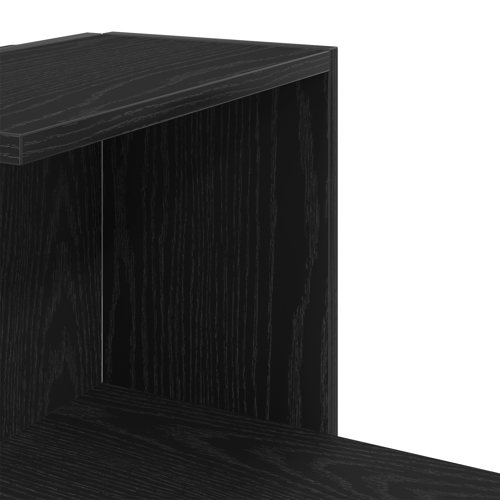 Wall Corner Shelf Black Oak 36,5x36,5x140 cm Engineered Wood - Image 7