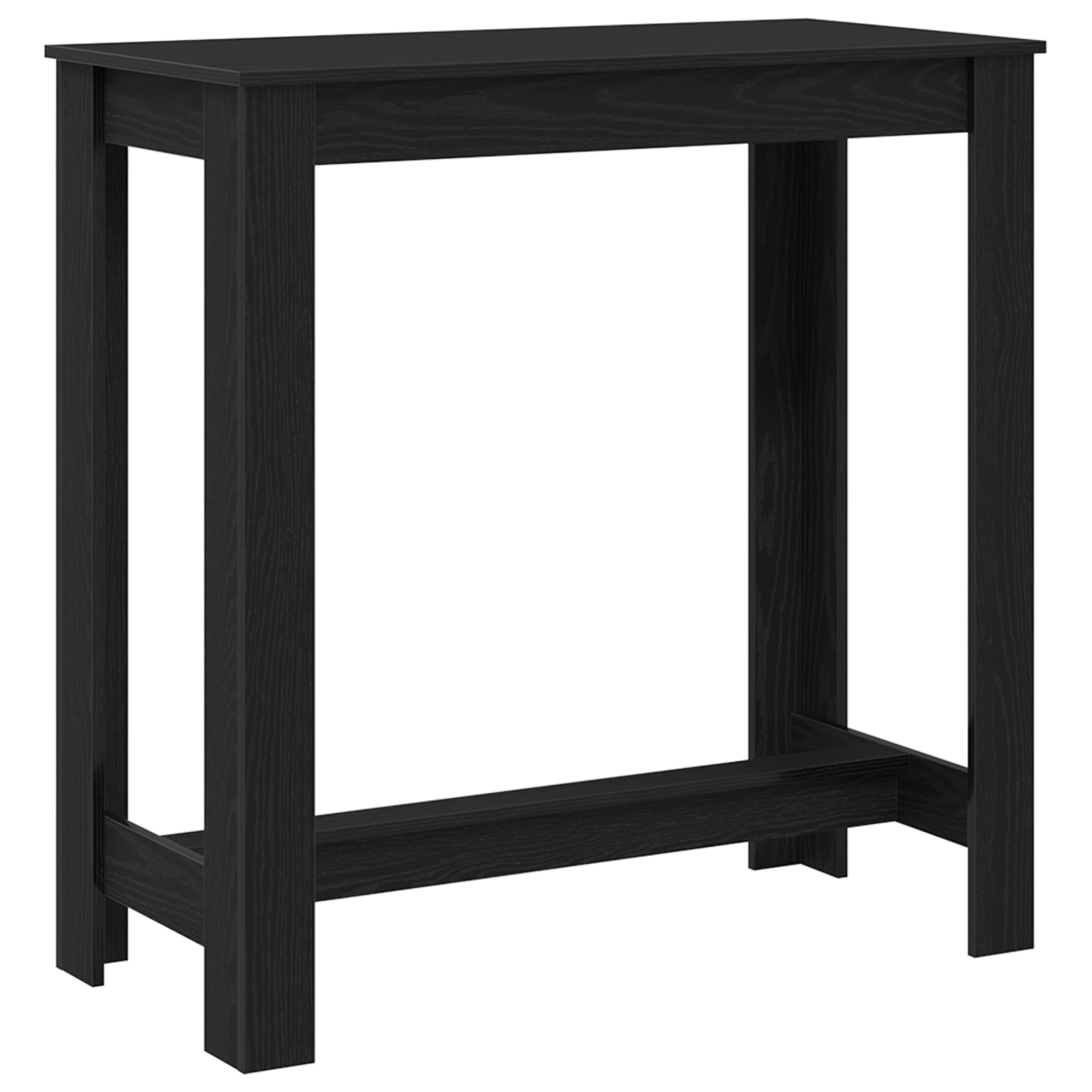 Baro stalas Juodos ąžuolo 102x50x103,5 cm Iš inžinerinio medžio - Image 2