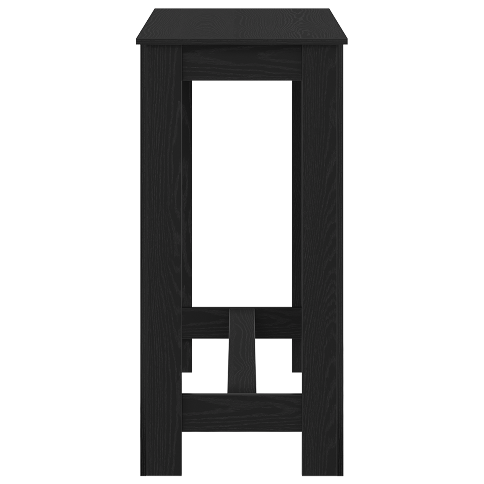 Baro stalas Juodos ąžuolo 102x50x103,5 cm Iš inžinerinio medžio - Image 7