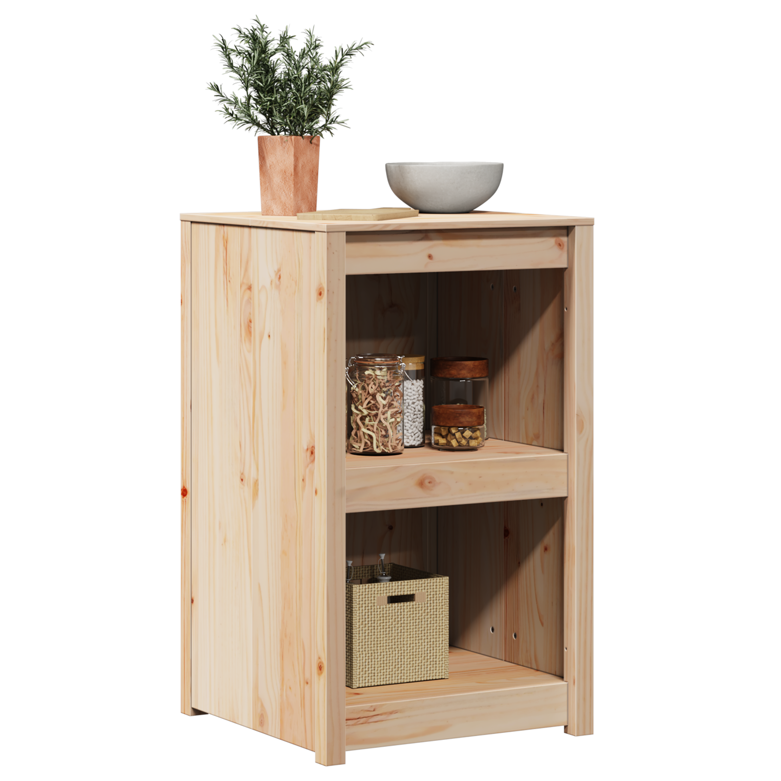 Outdoor Kitchen Cabinet 55x55x92 cm Solid Wood Pine - Image 3