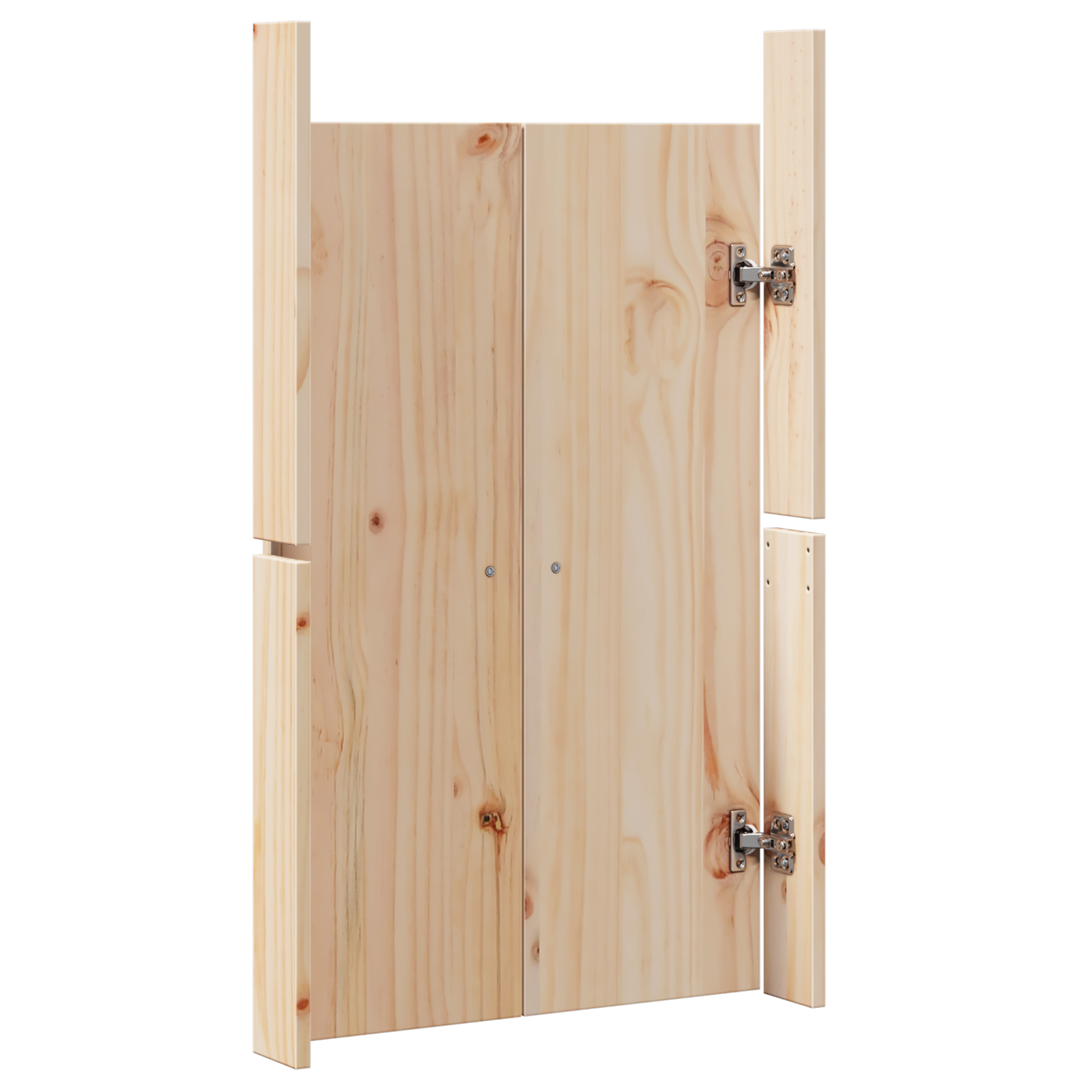 Outdoor Kitchen Doors 50x9x82 cm Solid Wood Pine - Image 7