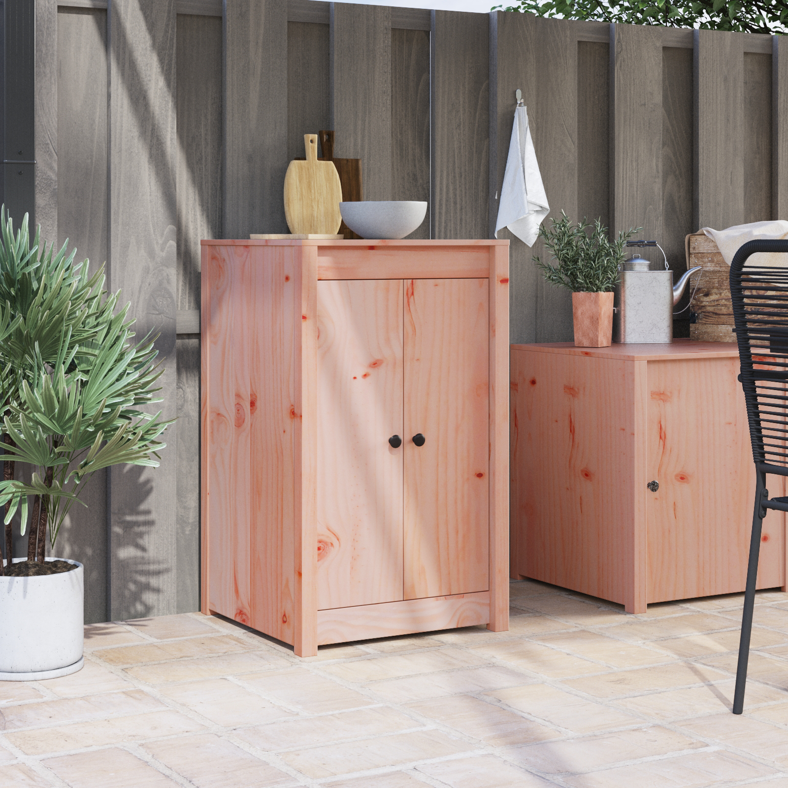 Outdoor Kitchen Doors 50x9x82 cm Solid Wood Douglas Fir