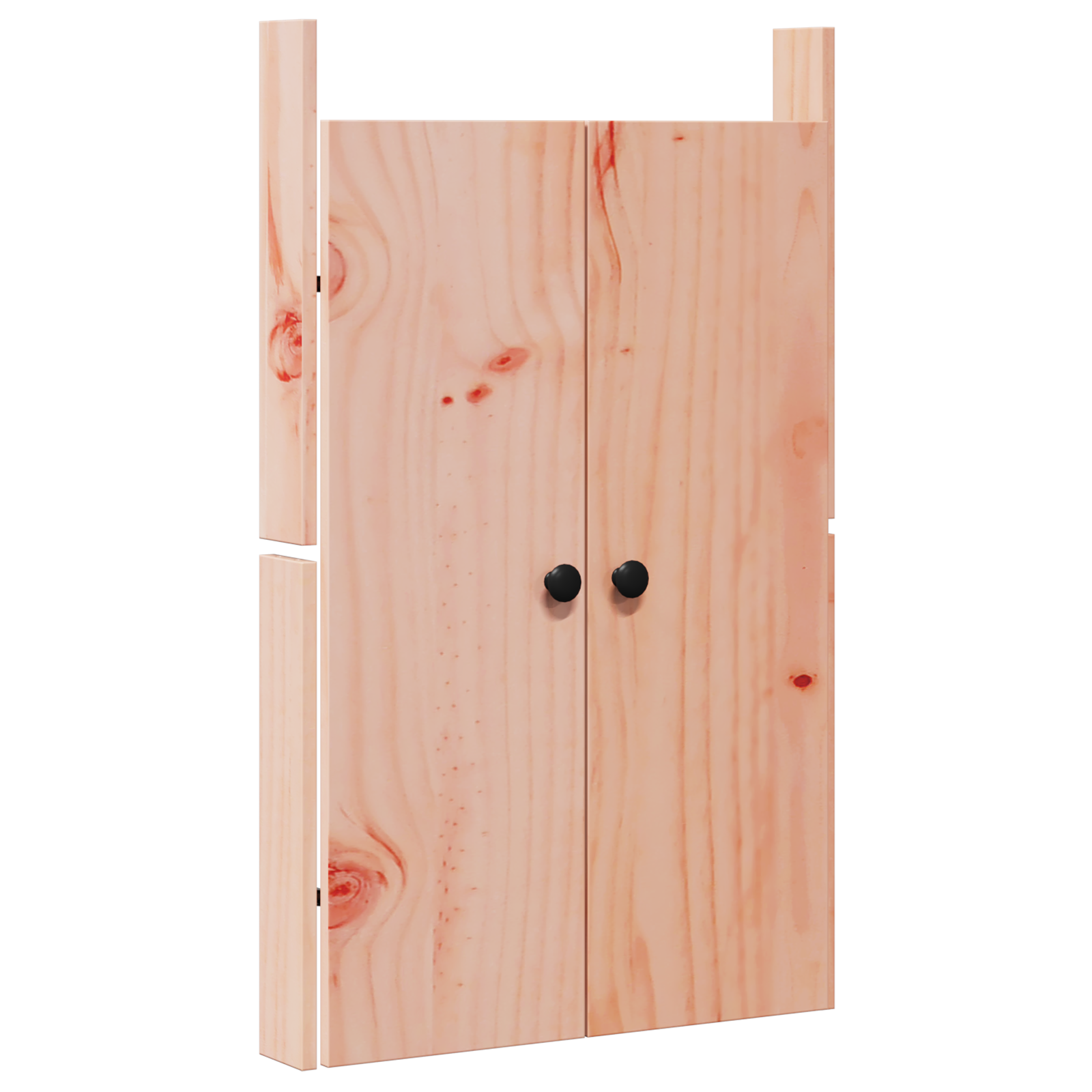 Outdoor Kitchen Doors 2 pcs 50x9x82 cm Solid Wood Douglas Fir - Image 5