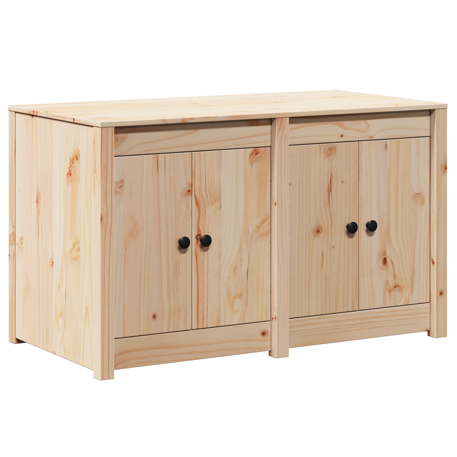 Outdoor Kitchen Cabinet 106x55x64 cm Solid Wood Pine - Image 2