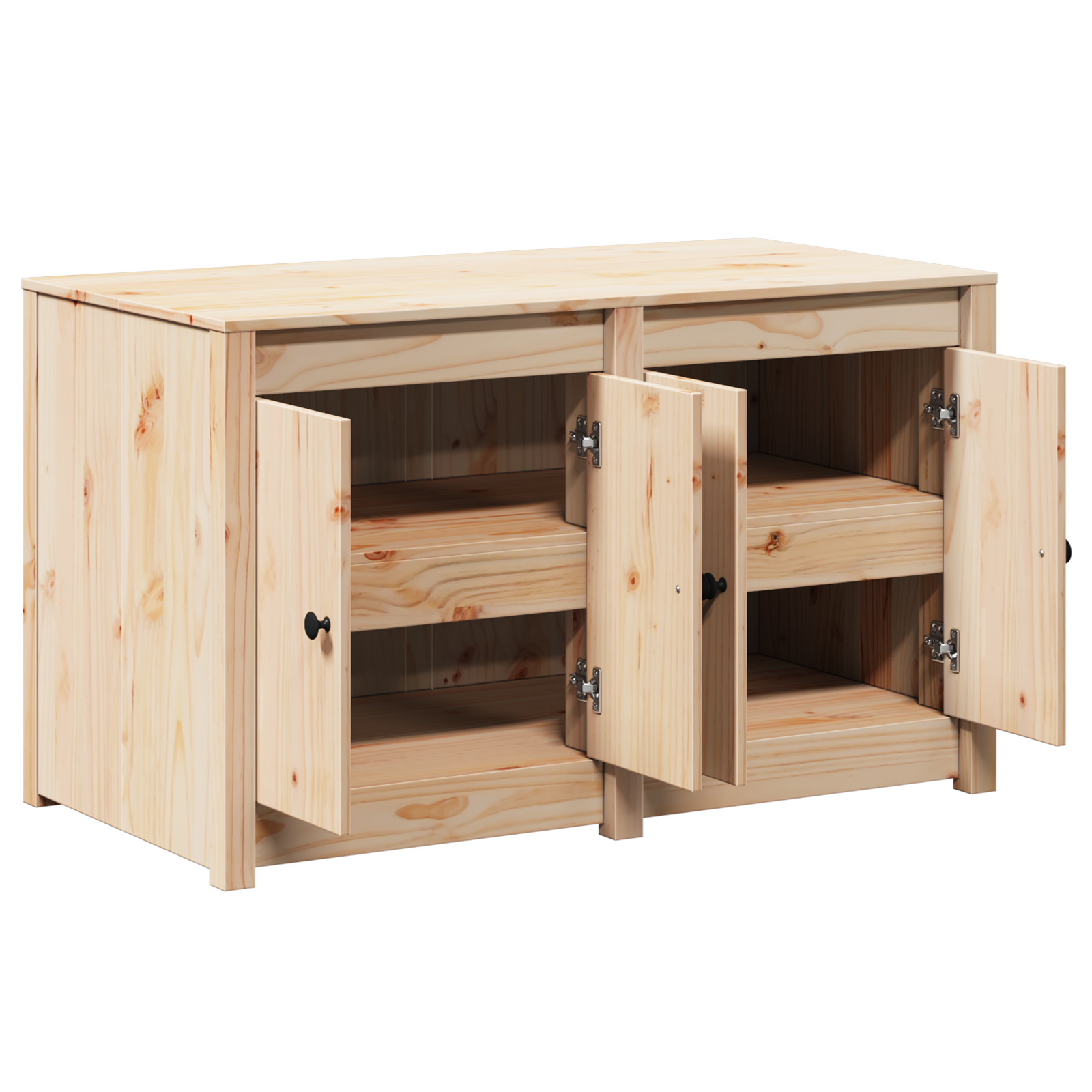 Outdoor Kitchen Cabinet 106x55x64 cm Solid Wood Pine - Image 5
