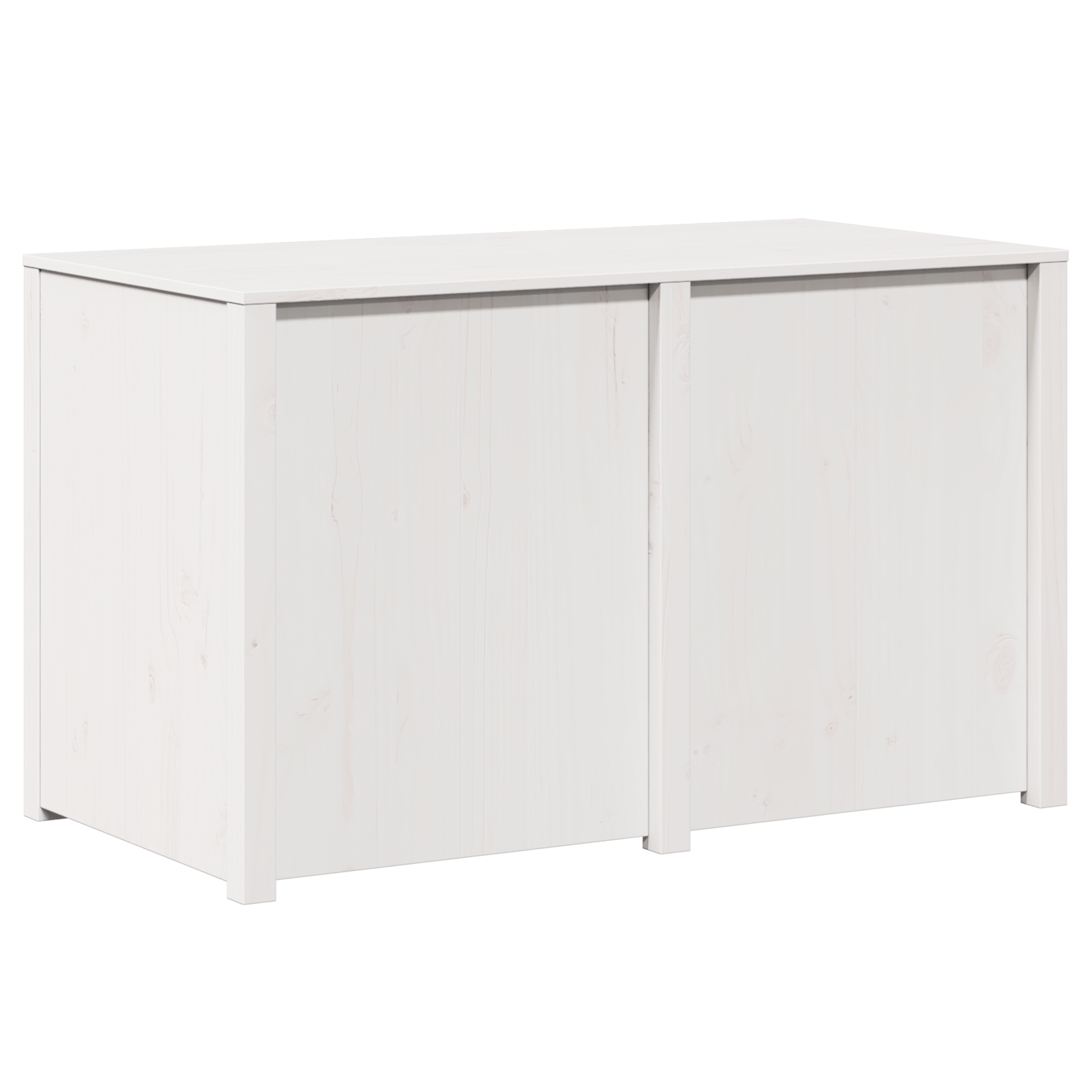 Outdoor Kitchen Cabinet White 106x55x64 cm Solid Wood Pine - Image 8