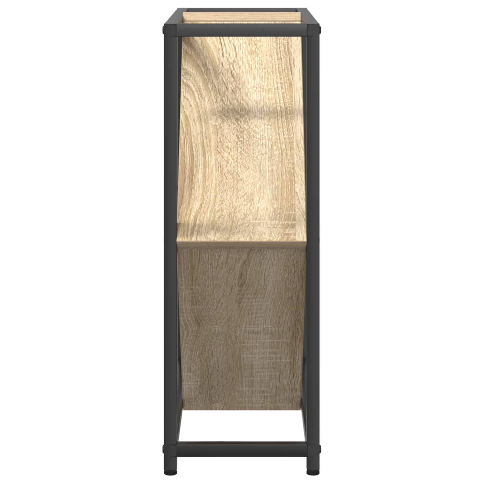 Wine Racks Sonoma oak, Black Particle board, Metal Medium - Image 7