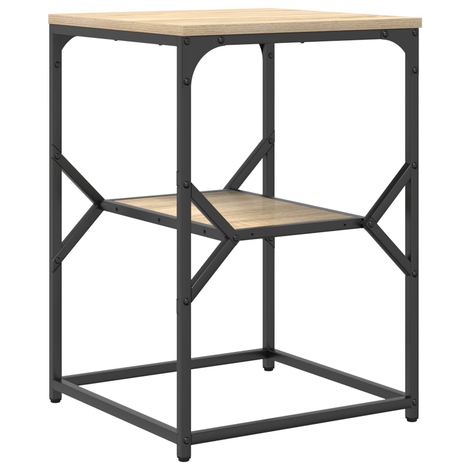 Side Table Sonoma Oak 41x40x60 cm Engineered Wood - Image 2