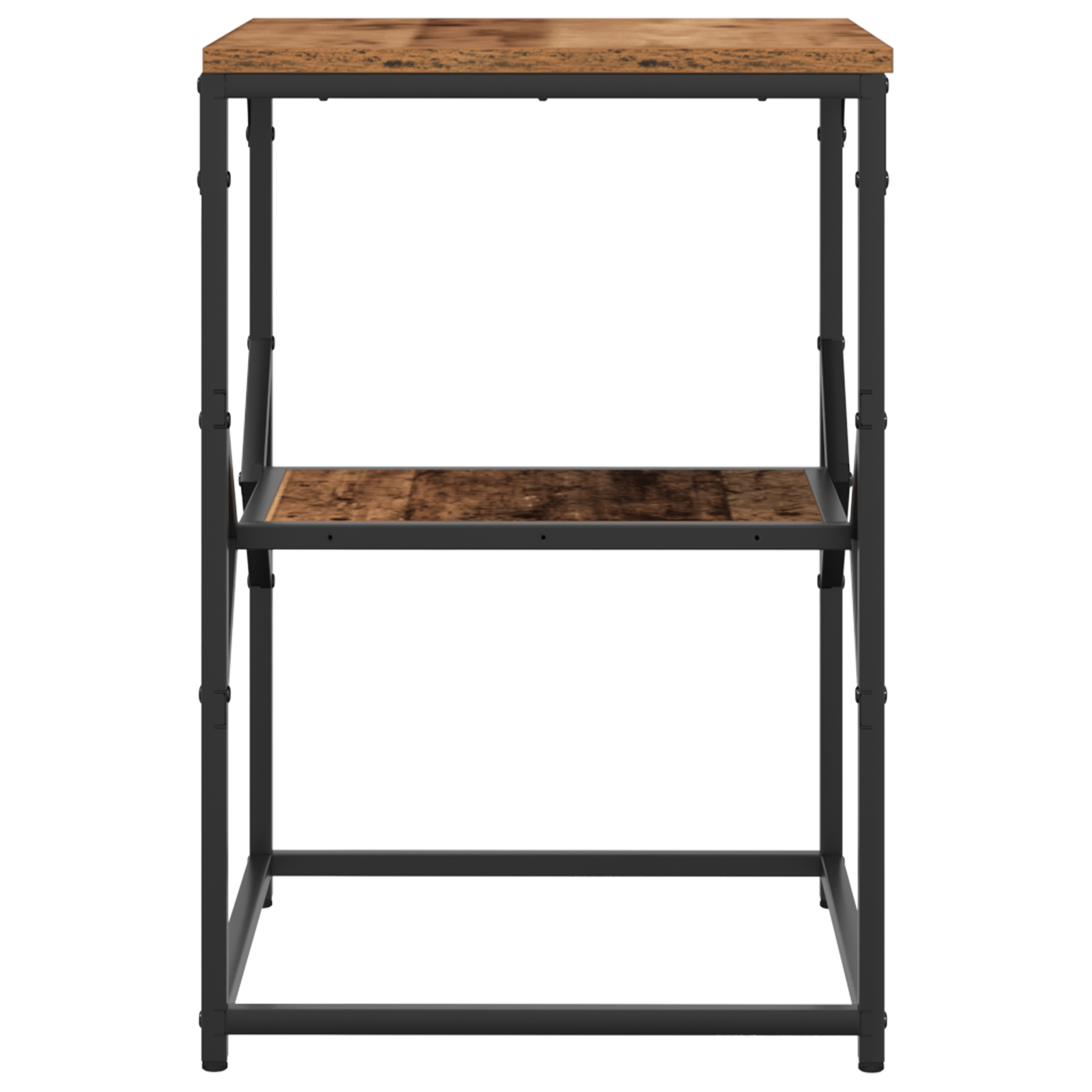 Side Table Old Wood 41x40x60 cm Engineered Wood - Image 7