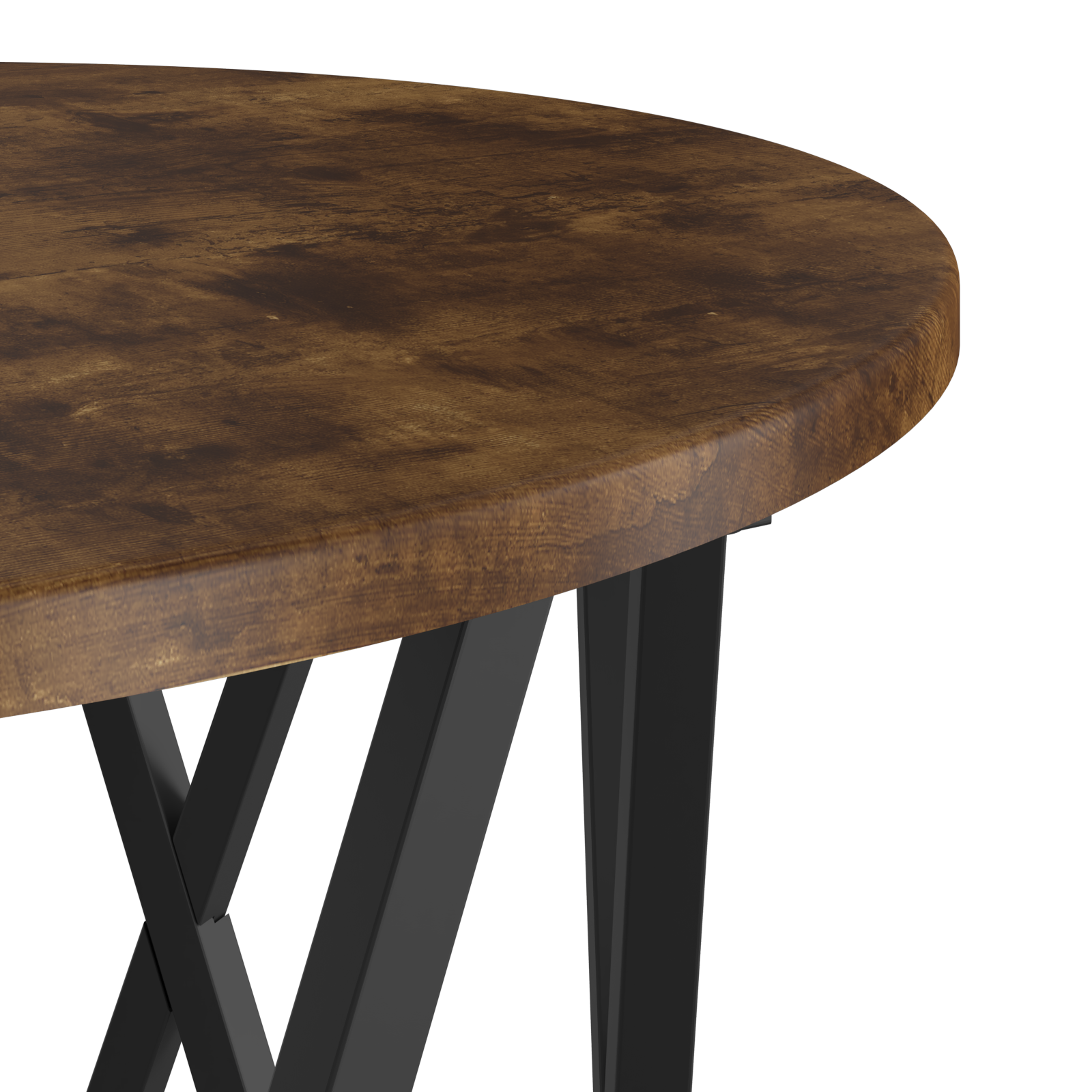Coffee Table Smoked oak Solid Acacia wood Medium - Image 8