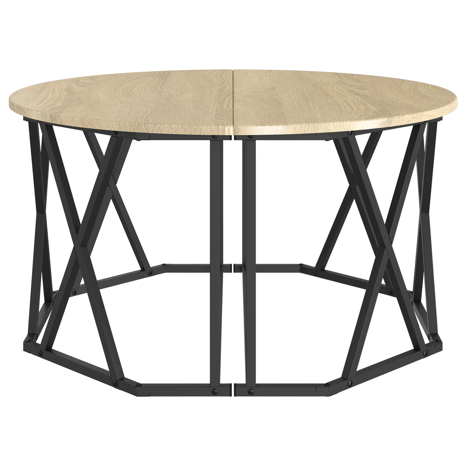 Coffee Table Sonoma Oak Engineered Wood 80 x 80 x 42 cm - Image 6
