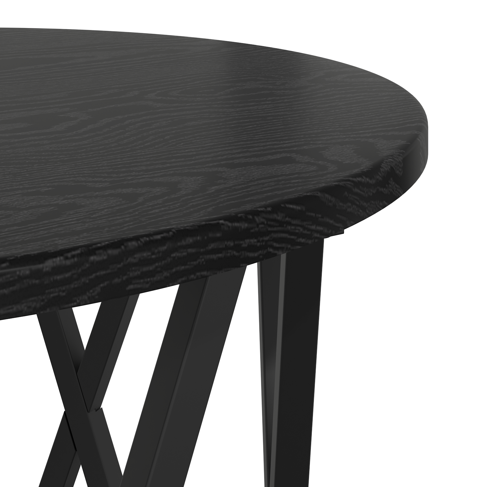 Nesting Side Tables 3 pcs Black Oak Engineered Wood - Image 9