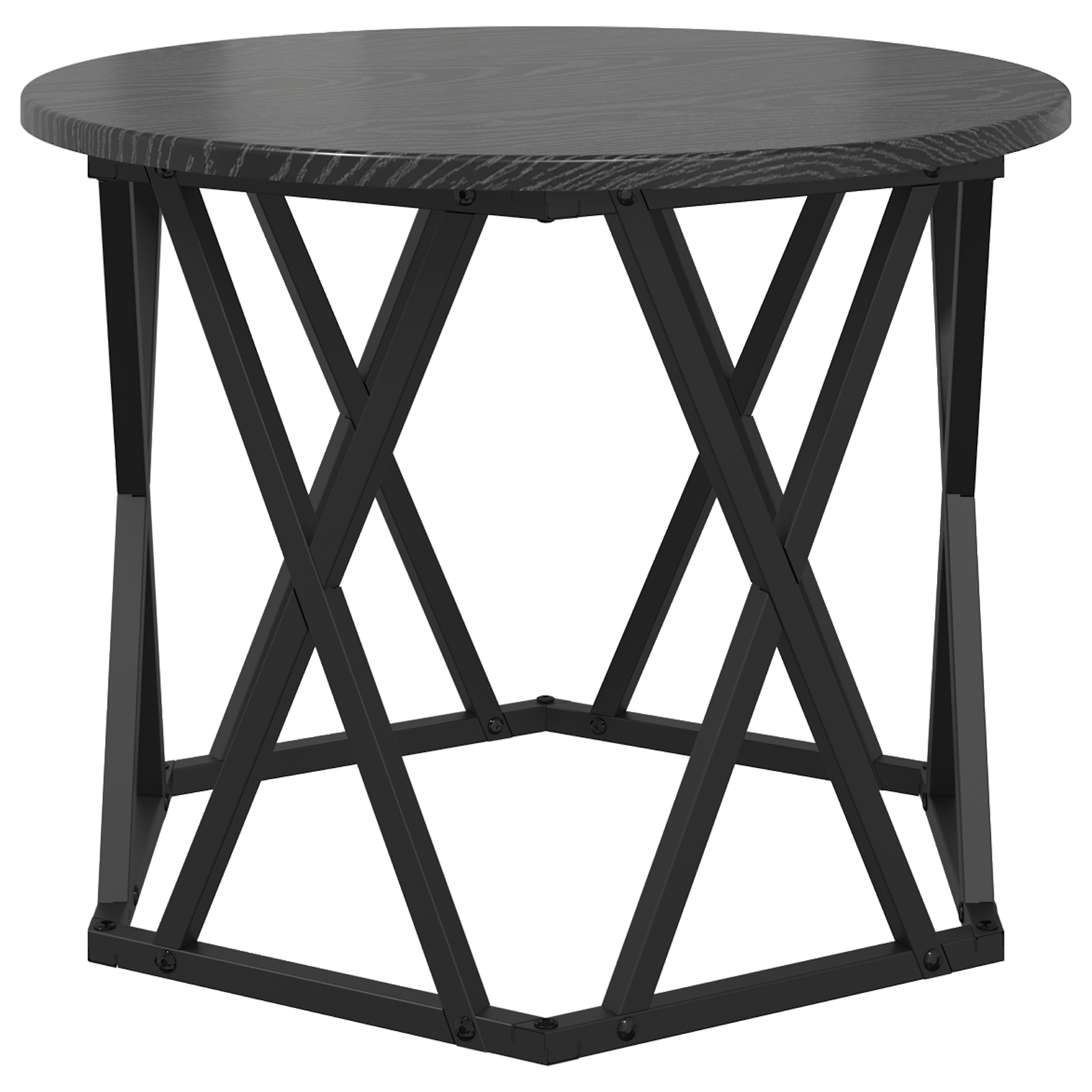 Nesting Side Tables 3 pcs Black Oak Engineered Wood - Image 6