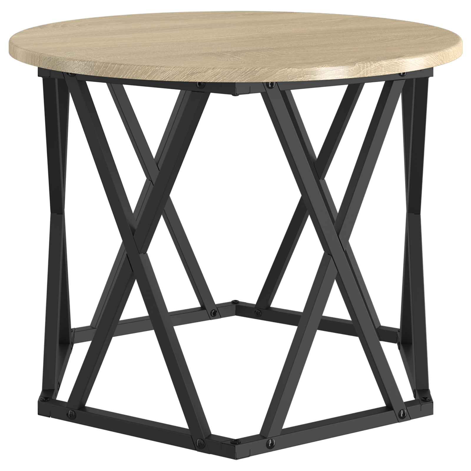 Nesting Side Tables 3 pcs Sonoma Oak Engineered Wood - Image 6