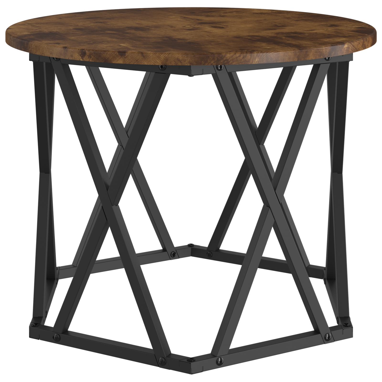 Nesting Side Tables 3 pcs Smoked Oak Engineered Wood - Image 6