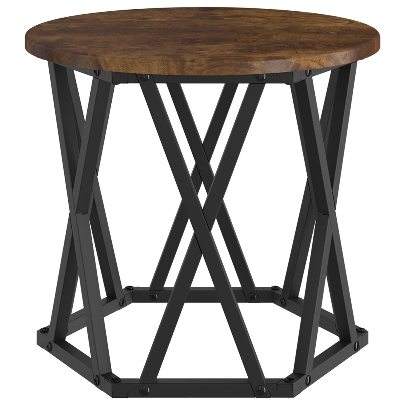 Nesting Side Tables 3 pcs Smoked Oak Engineered Wood - Image 7