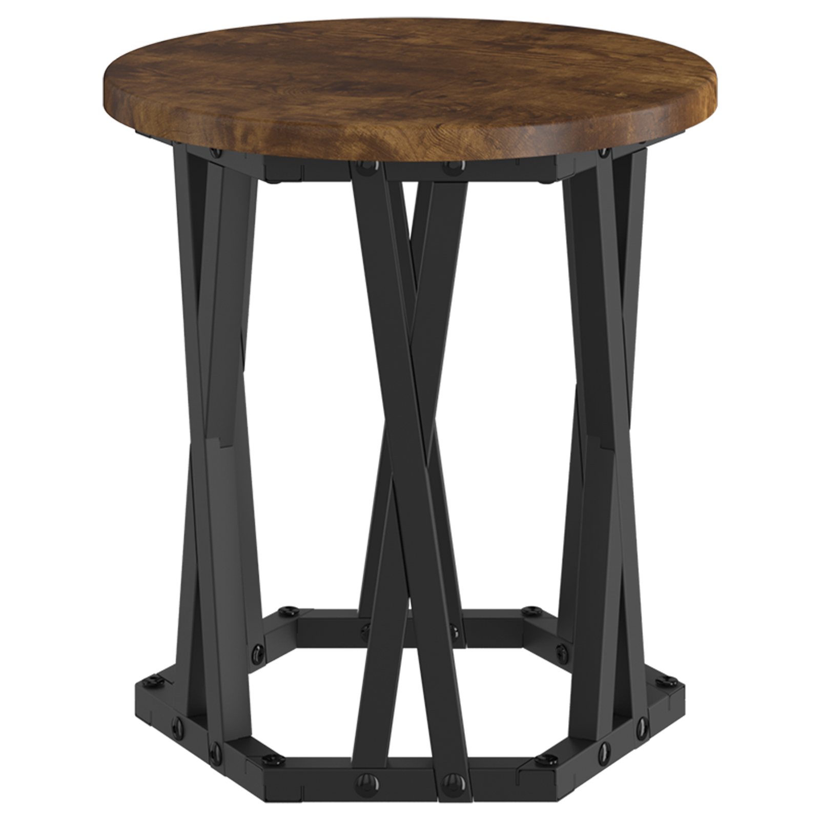 Nesting Side Tables 3 pcs Smoked Oak Engineered Wood - Image 8