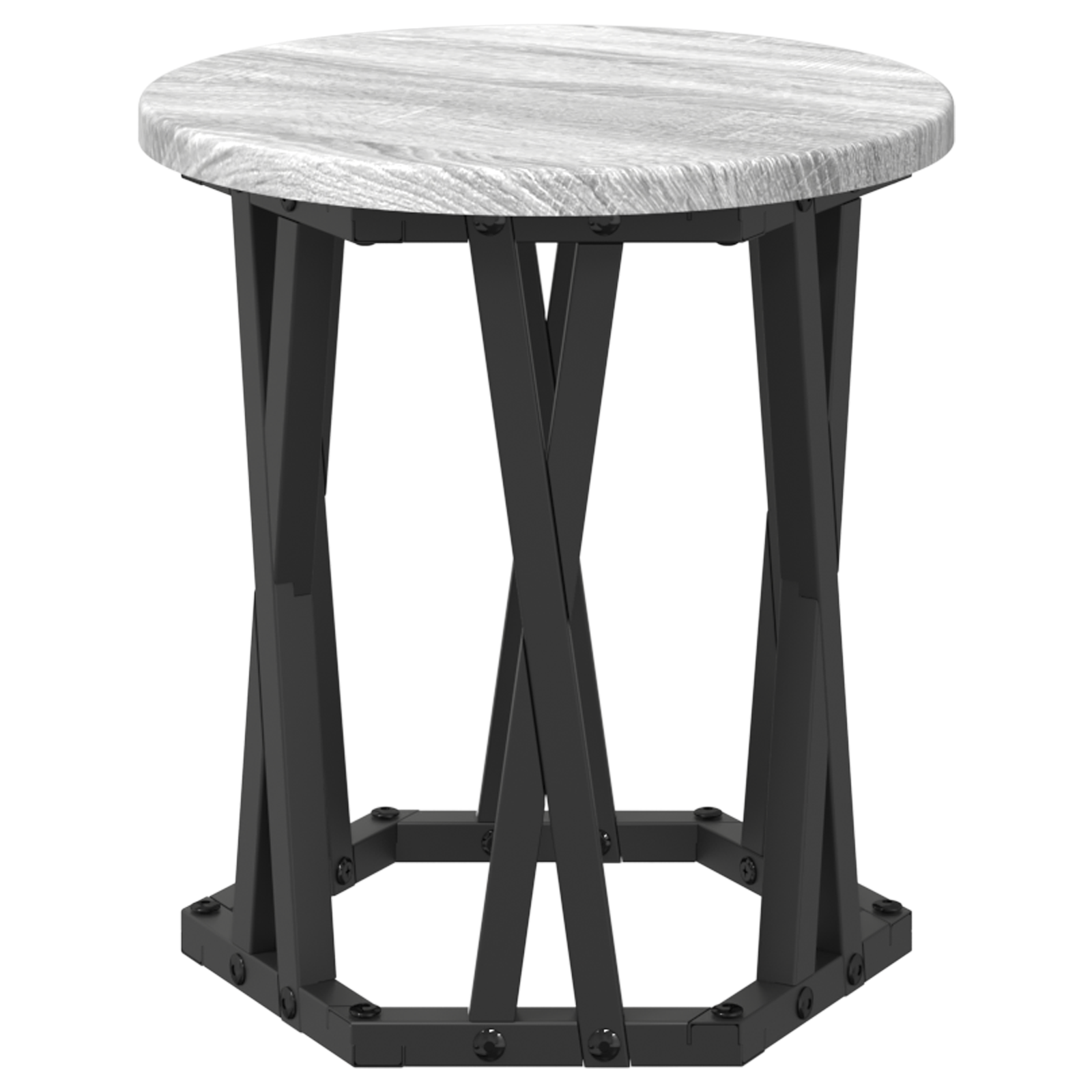 Nesting Side Tables 3 pcs Grey Sonoma Engineered Wood - Image 8