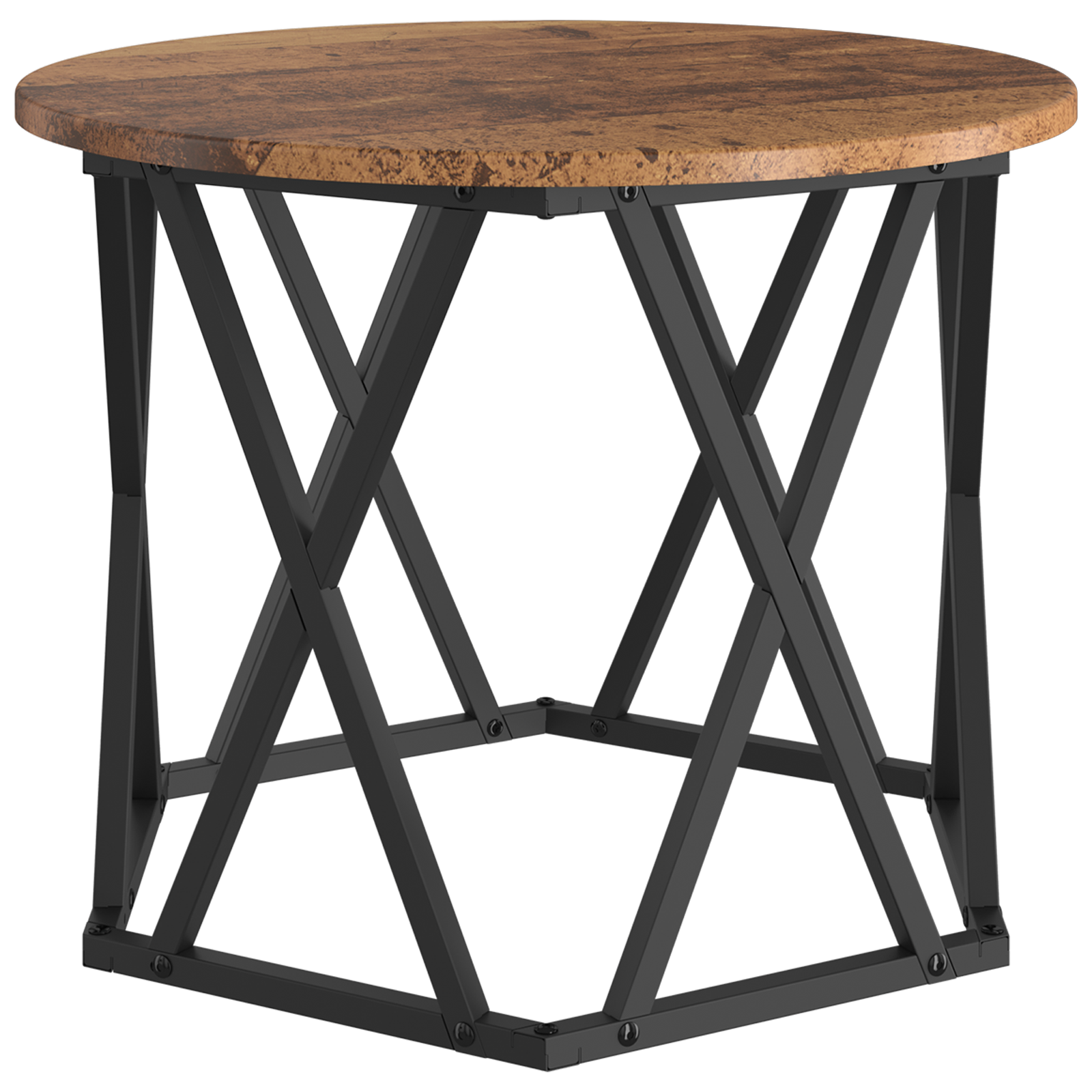 Nesting Side Tables 3 pcs Old Wood Engineered Wood - Image 6