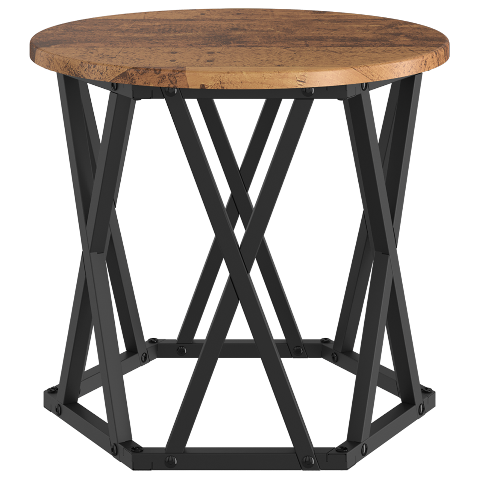 Nesting Side Tables 3 pcs Old Wood Engineered Wood - Image 7