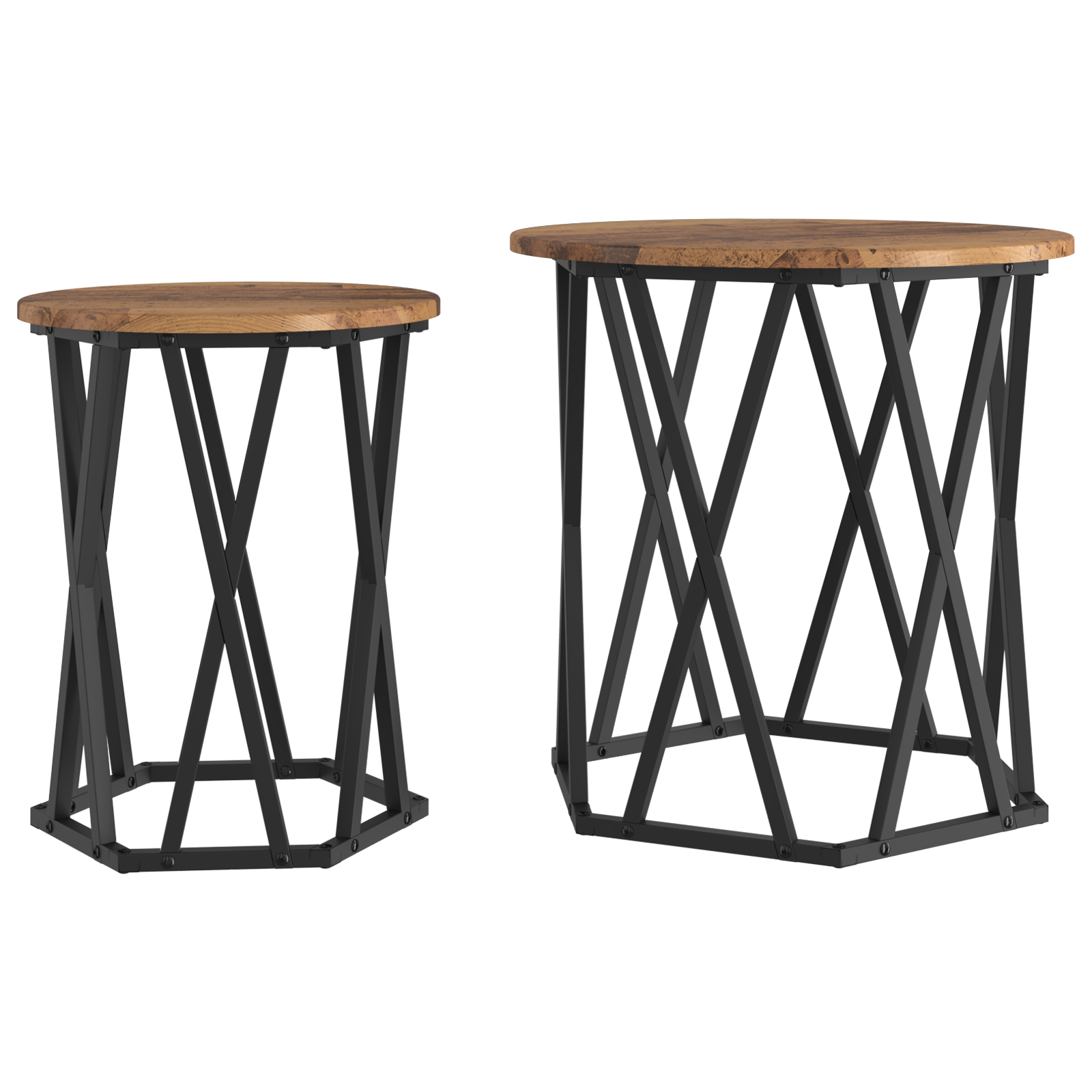 Old wood Wood and Metal Medium  Decorative Inlays - Image 2