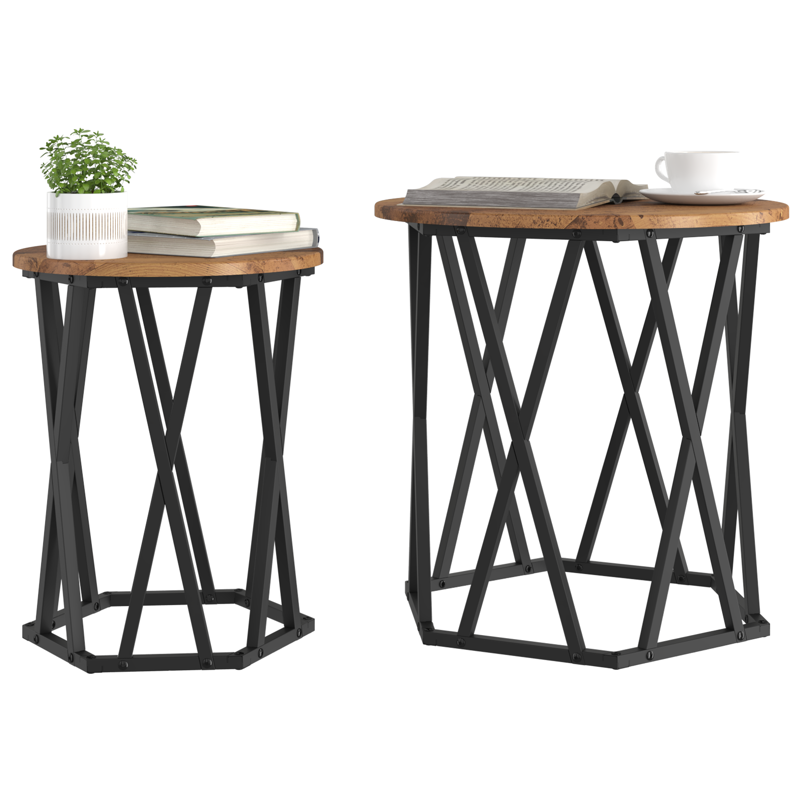 Old wood Wood and Metal Medium  Decorative Inlays - Image 3