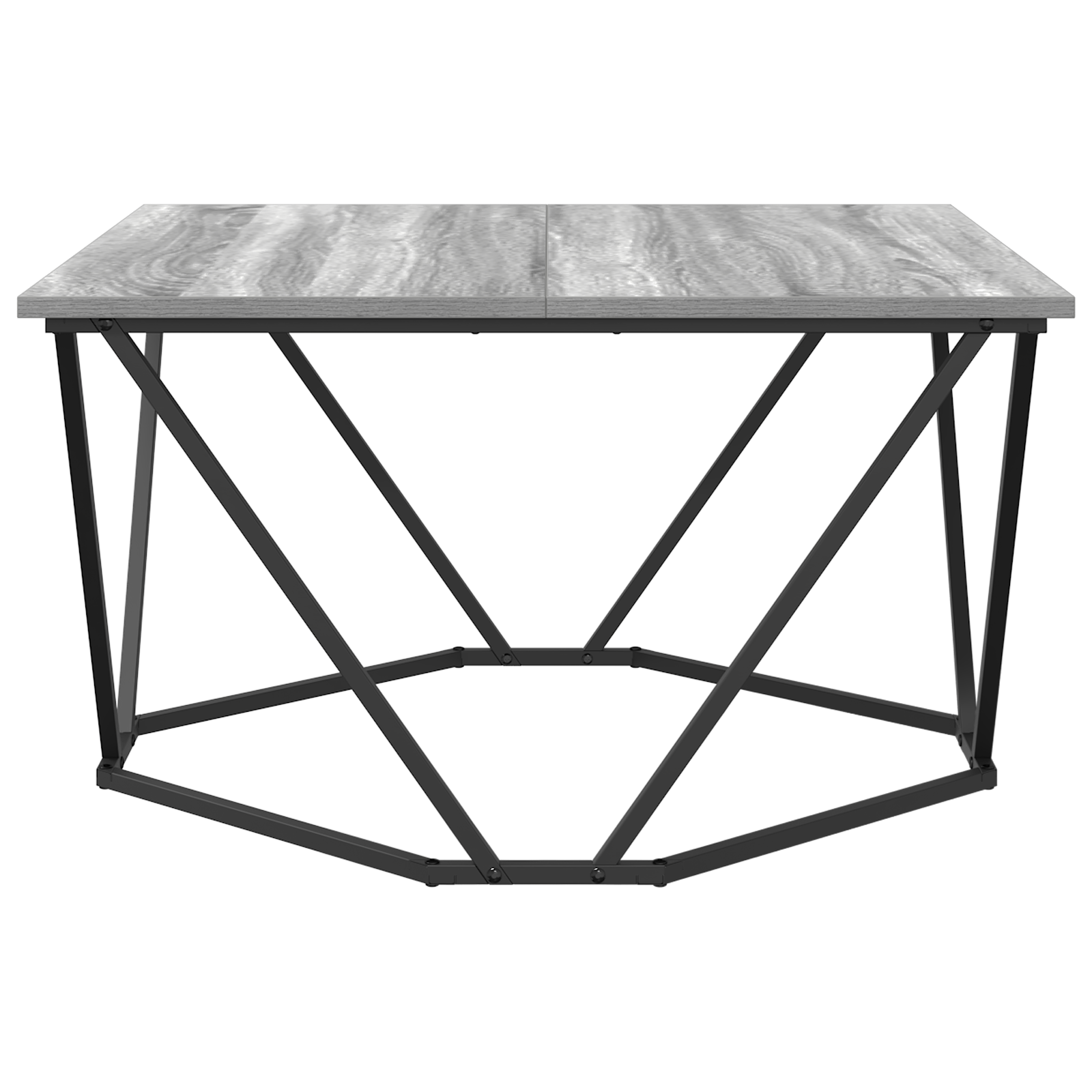 Grey Sonoma Engineered Wood, Metal Medium Modern Coffee Table - Image 5
